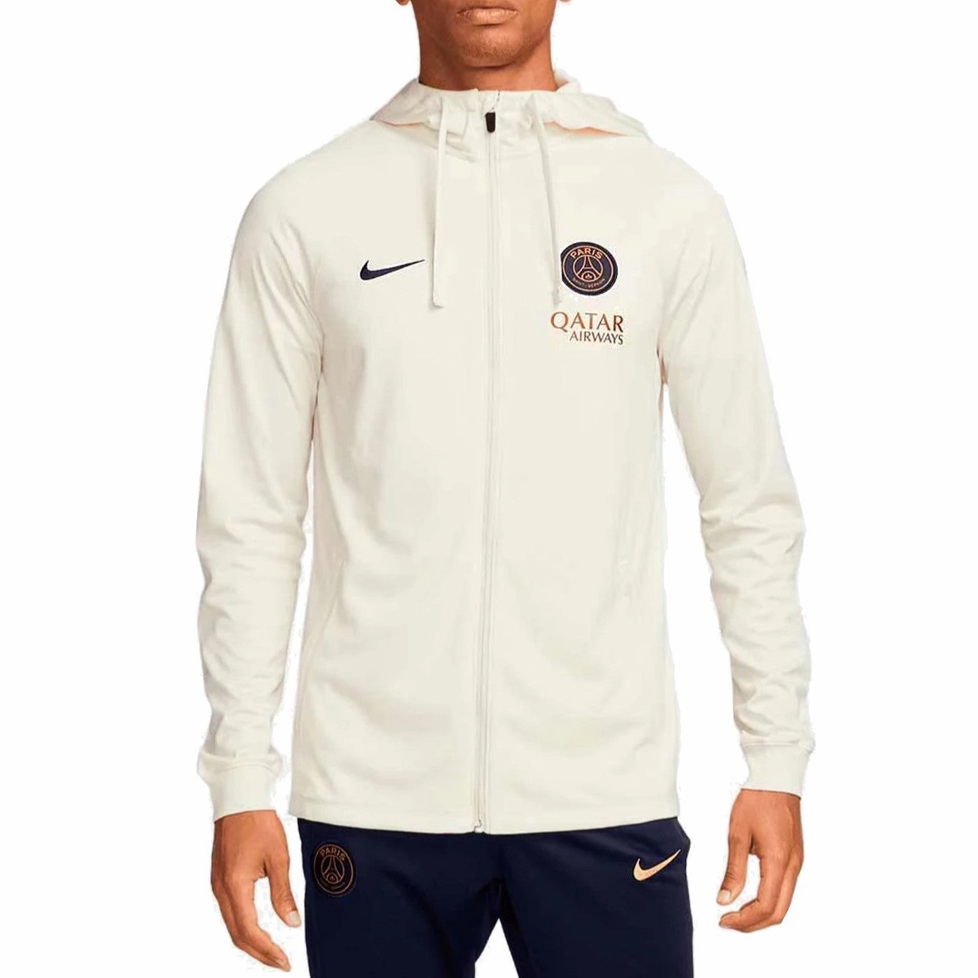PSG hooded training presentation Soccer tracksuit 2023/24 - Nike Straight fit Secure