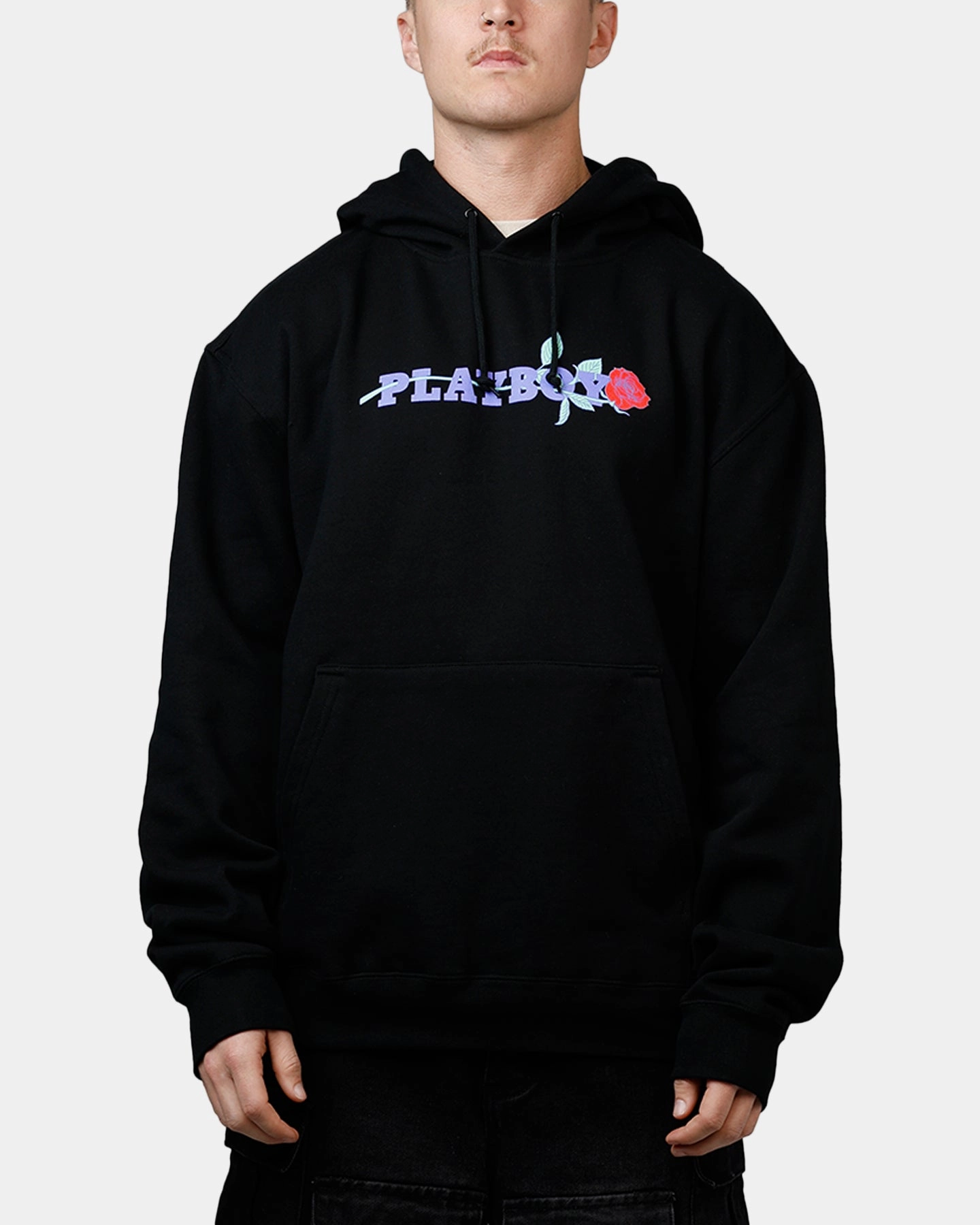 city break Goal Playboy Rose Hoodie Black