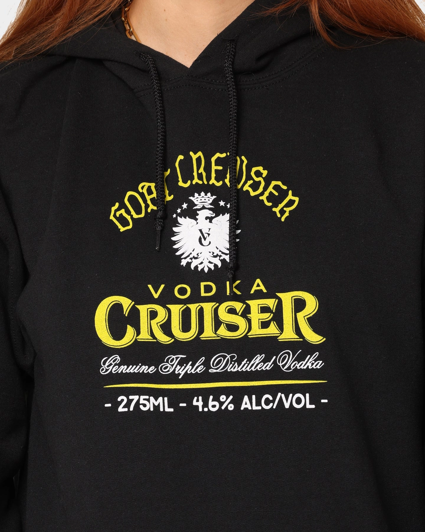 Goat Crew Goat Crew X Vodka Cruiser Pure Pineapple Cruiser Hoodie Black Layer Essential Solid