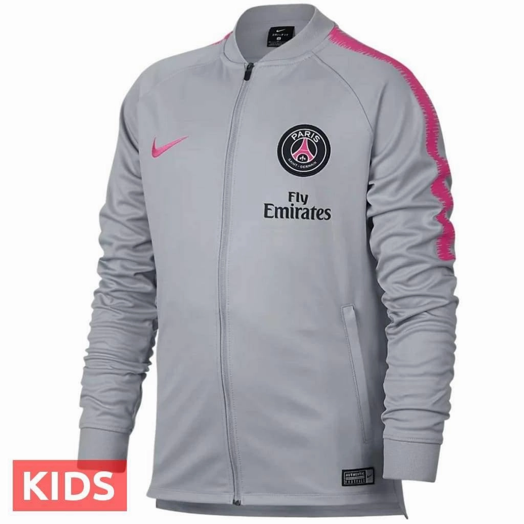 Reflective Trims Kids - Paris Saint Germain presentation soccer tracksuit 2018/19 - Nike