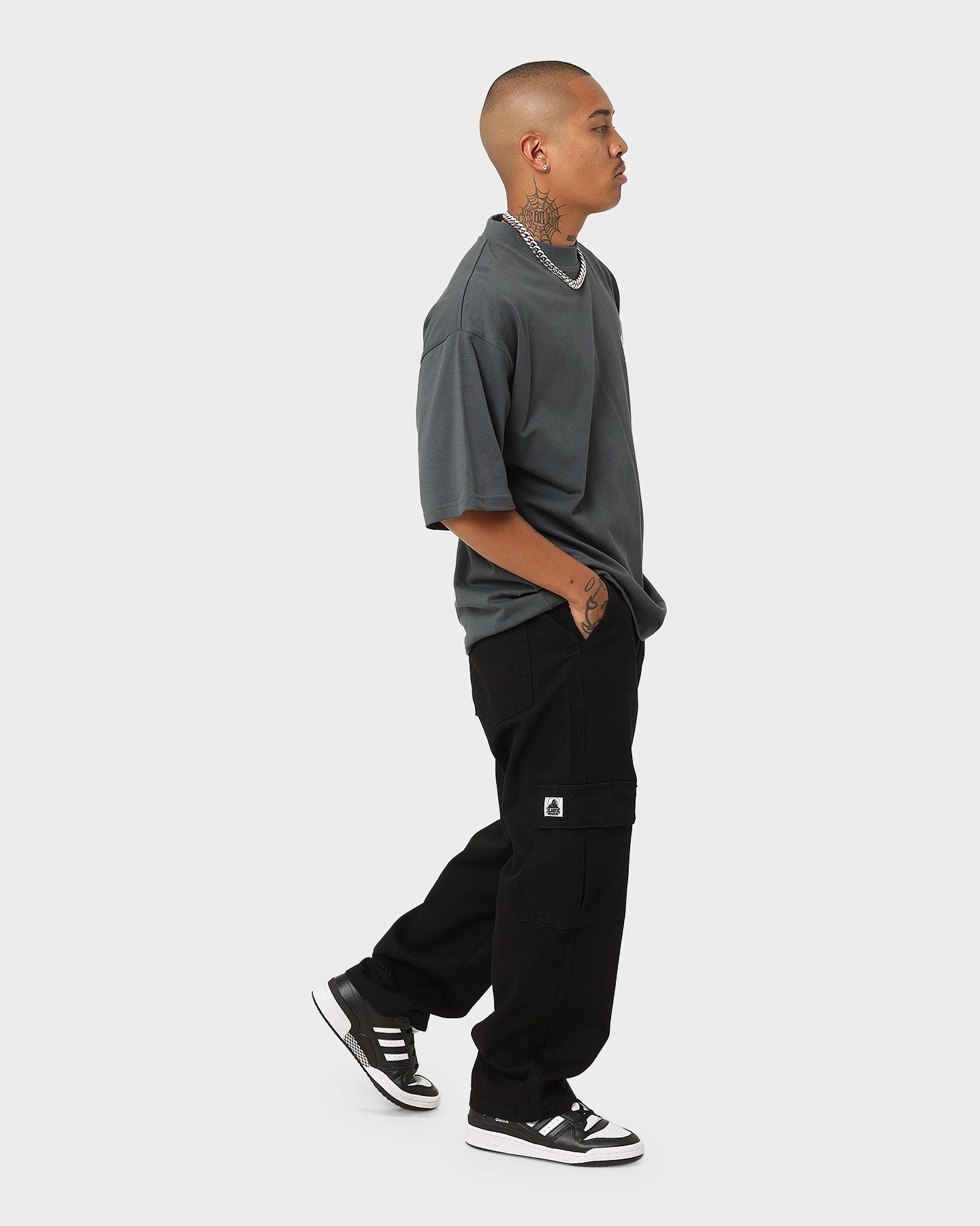 Soft Brush Lining X-Large 91 Cargo Pants Black