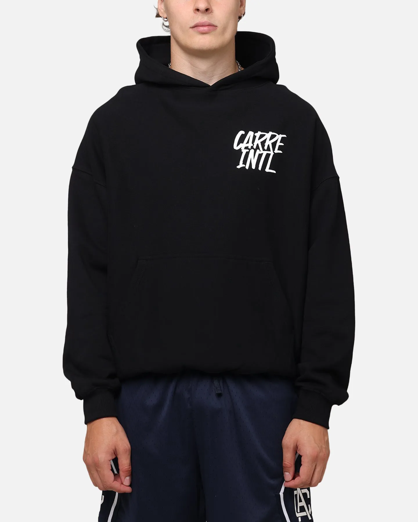 Abrasion Resistant Panels packable Carre International Hoodie Black