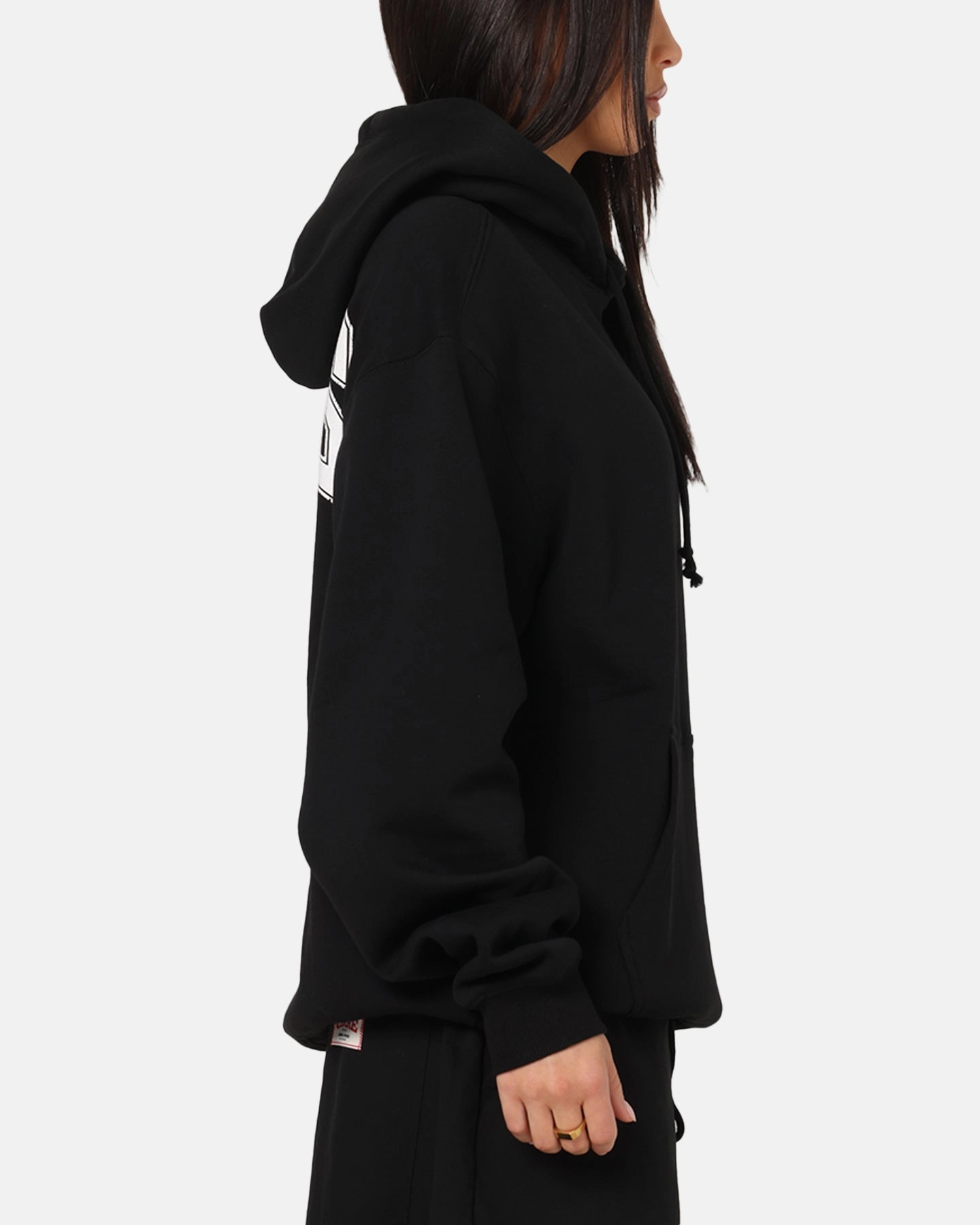 Majestic Athletic Philadelphia Eagles Champs Serial Mono Hoodie Black City Edge Flatlock Seams