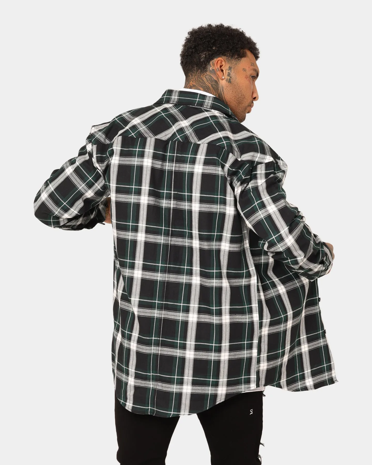 City Ready Saint Morta Prima Long Sleeve Flannel Shirt Stadium Green