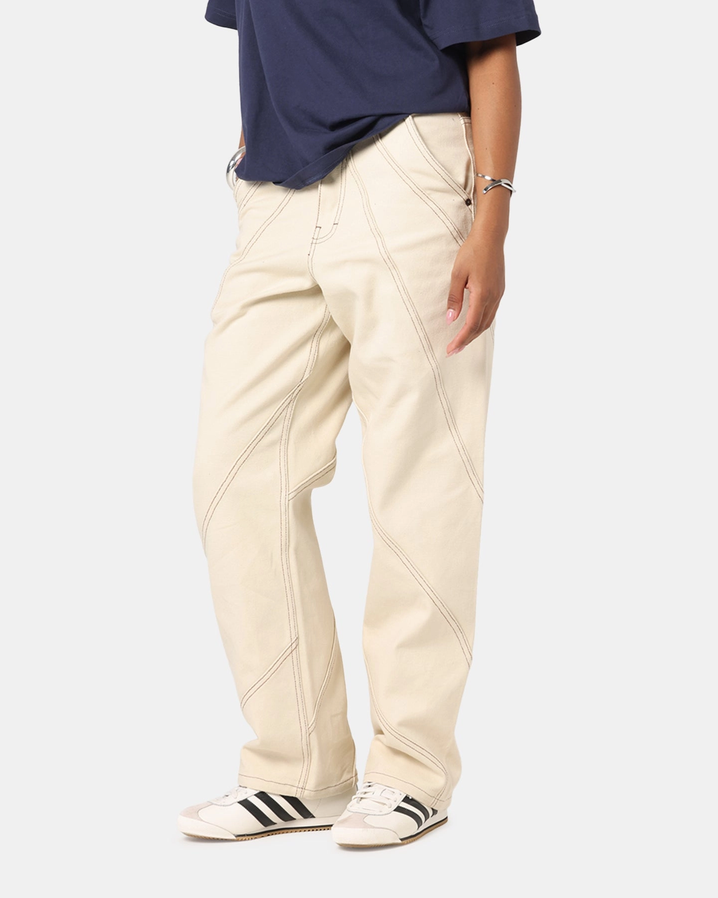 Work Meeting Unisex Wear Weekend Warrior Honor The Gift Racing Panel Pants Bone