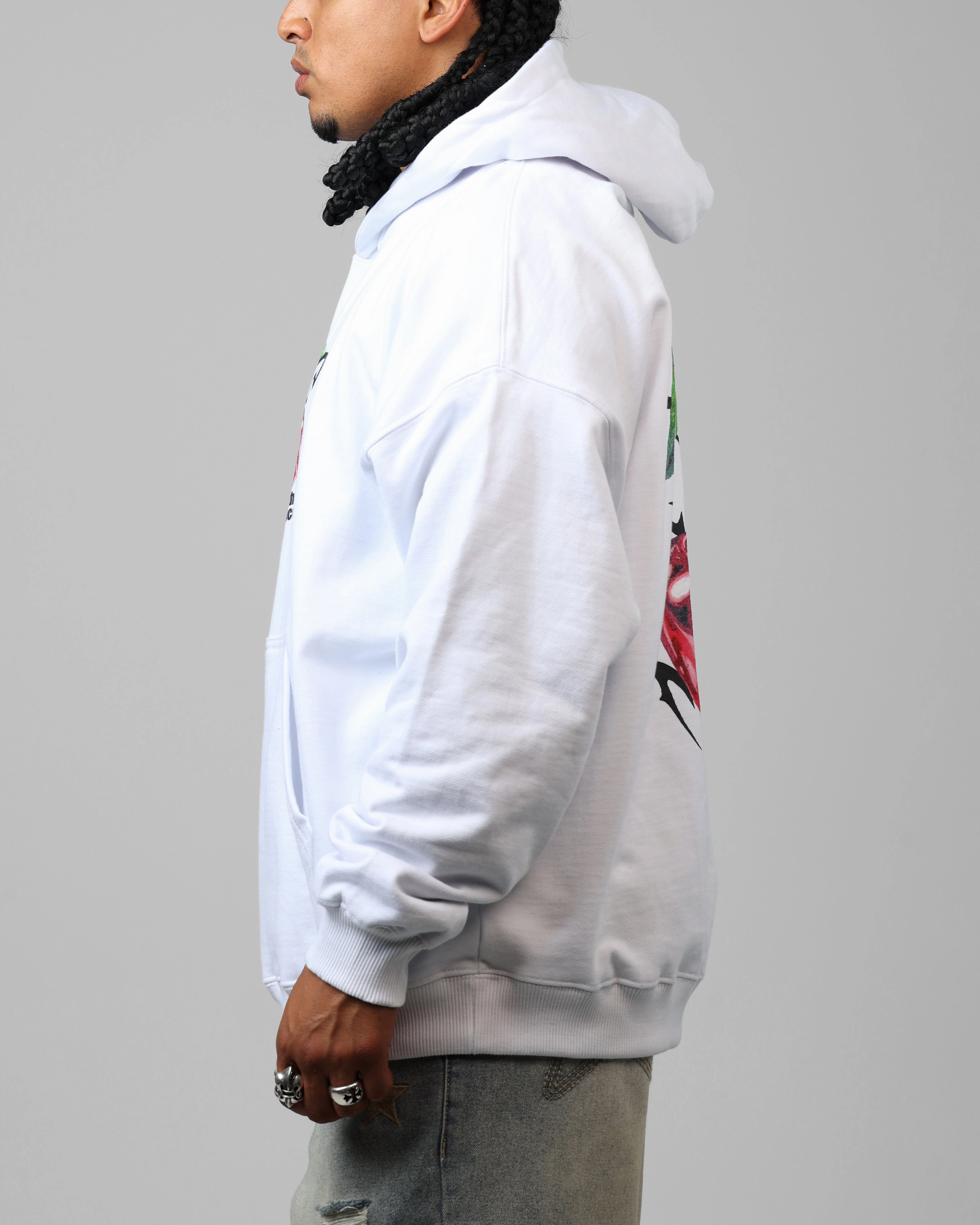 Loiter Cherry Pick Hoodie White muted shades