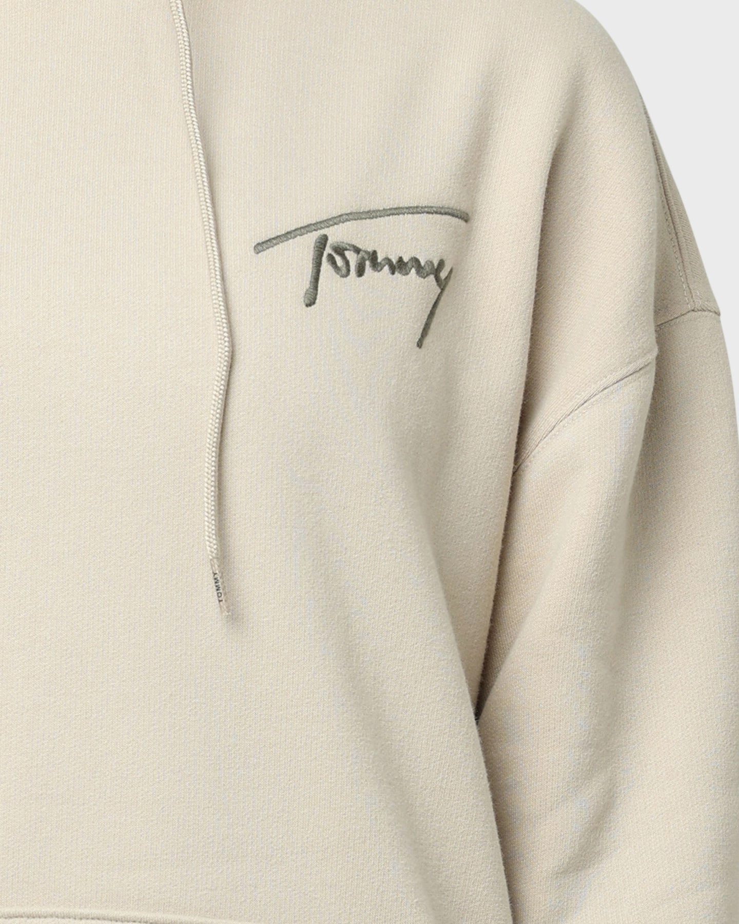 Odor Resistant Treatment Quick Drying Tommy Jeans Signature Hoodie Savannah Sand