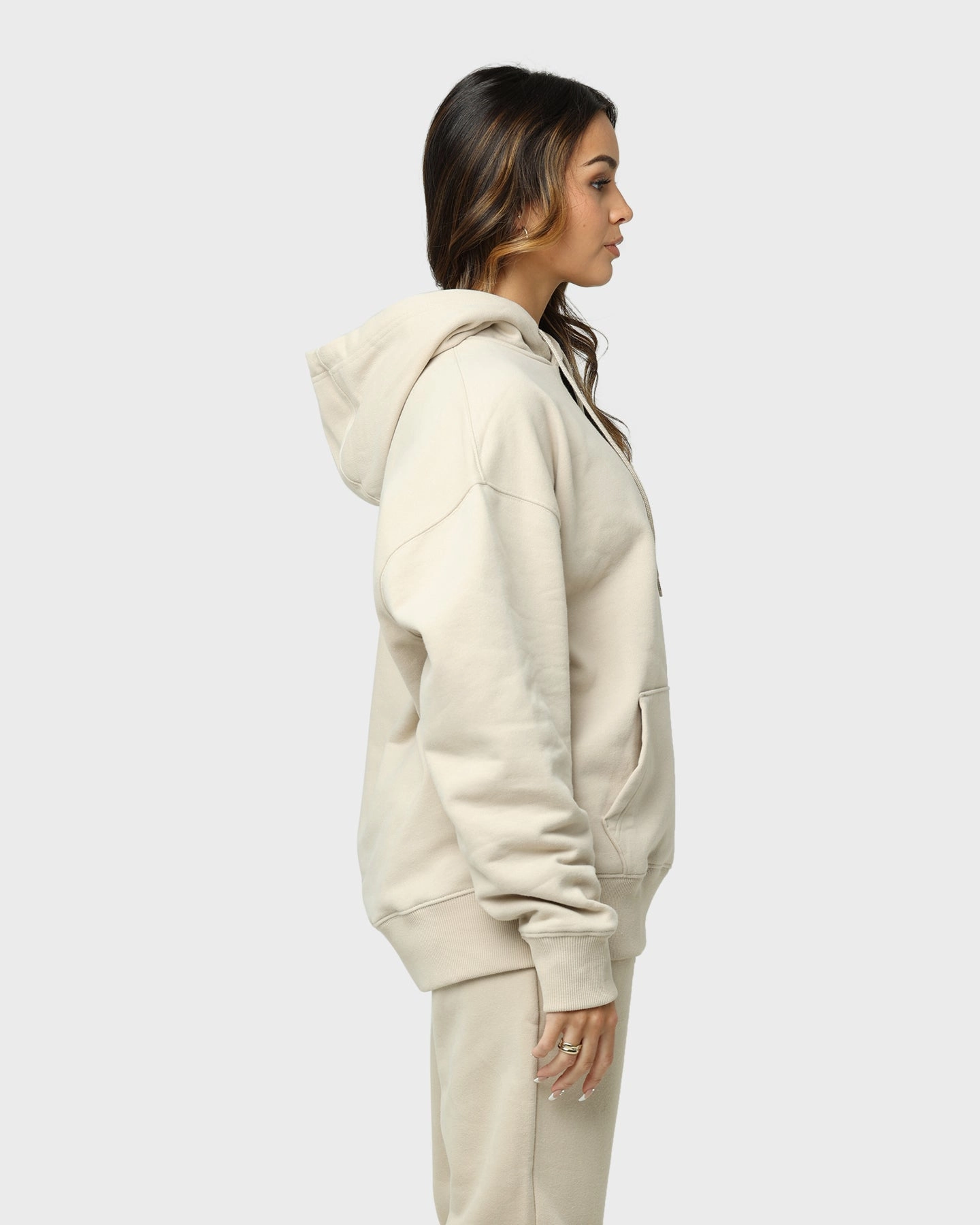 Modern Look Tommy Jeans Signature Hoodie Savannah Sand