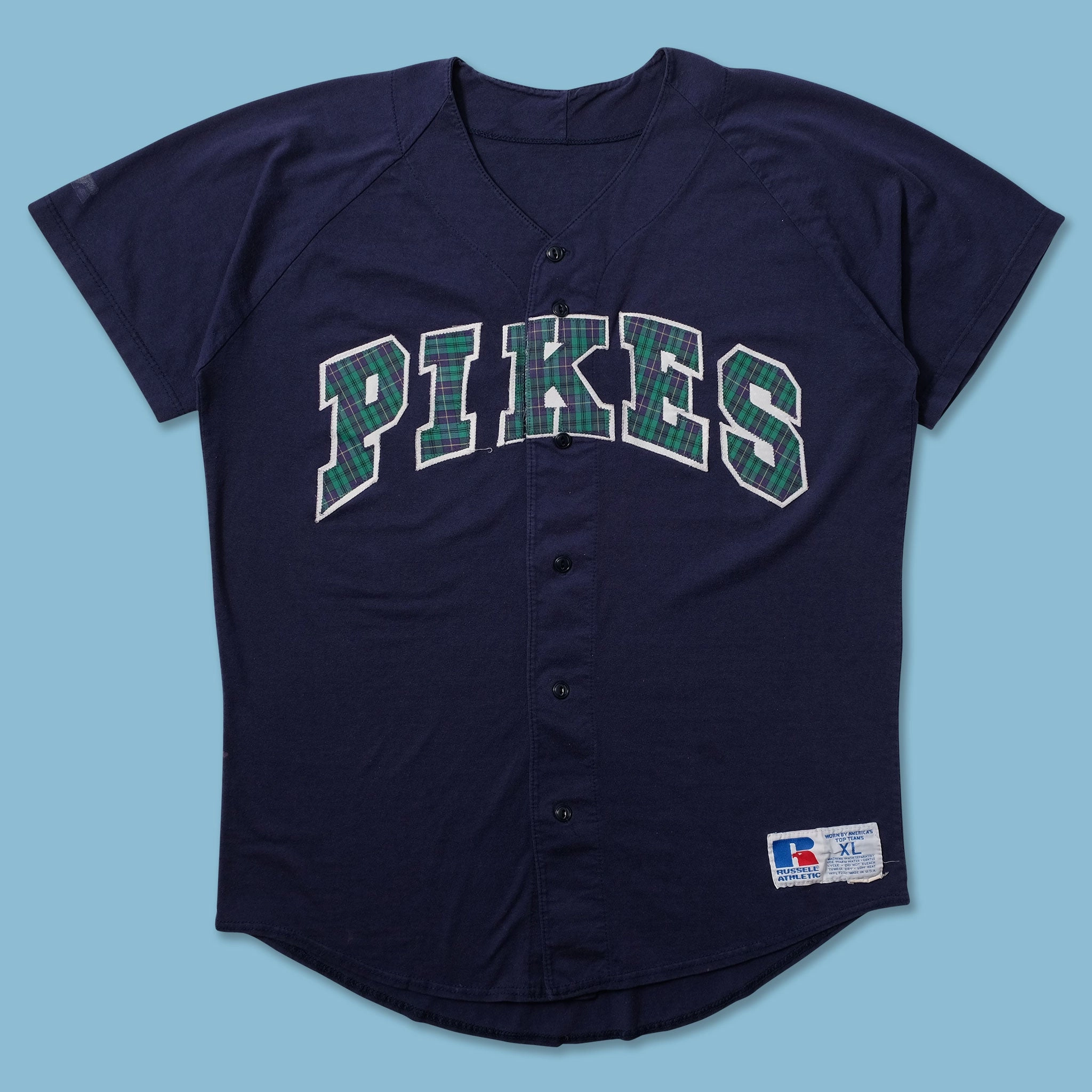 Vintage Russell Athletic Baseball Jersey XLarge Frictionless Inner Layer Multi Directional Flex