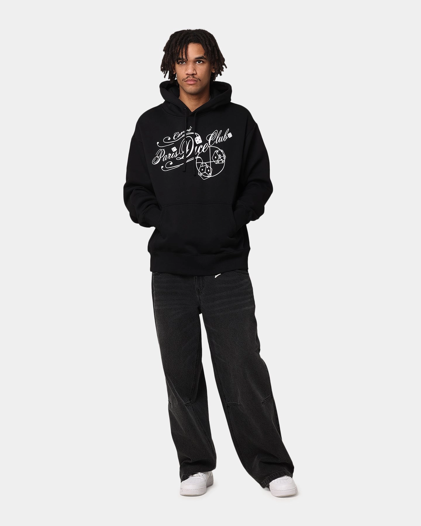 Regular Fit Carre Shootout Hoodie Black