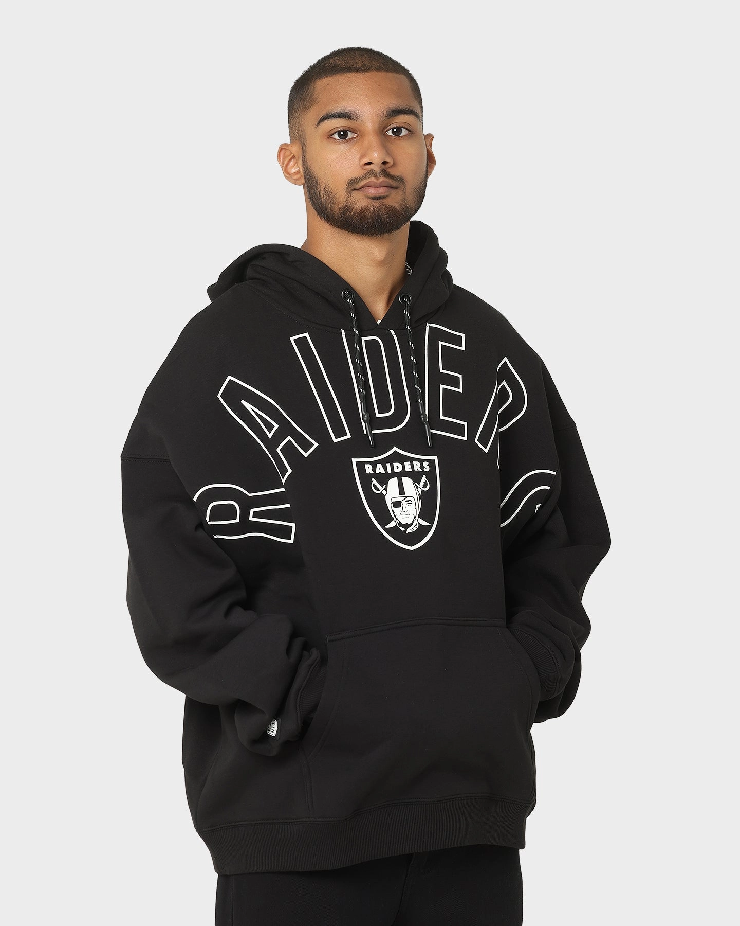 Majestic Athletic Las Vegas Raiders Tonals Oversized Hoodie Black Spark Smart Look