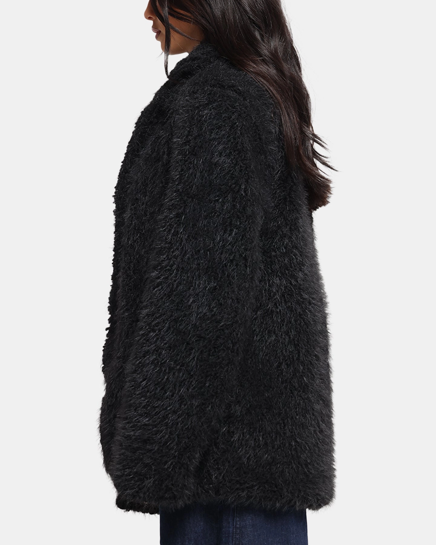 High Collar Style XXIII Revenant Coat Black