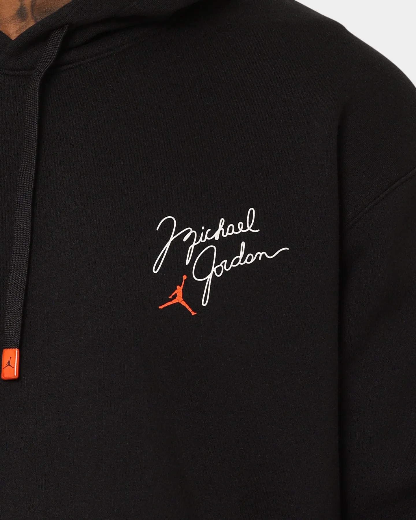 Negotiate Versatile Design Jordan Flight MVP Statement Fleece Hoodie Black