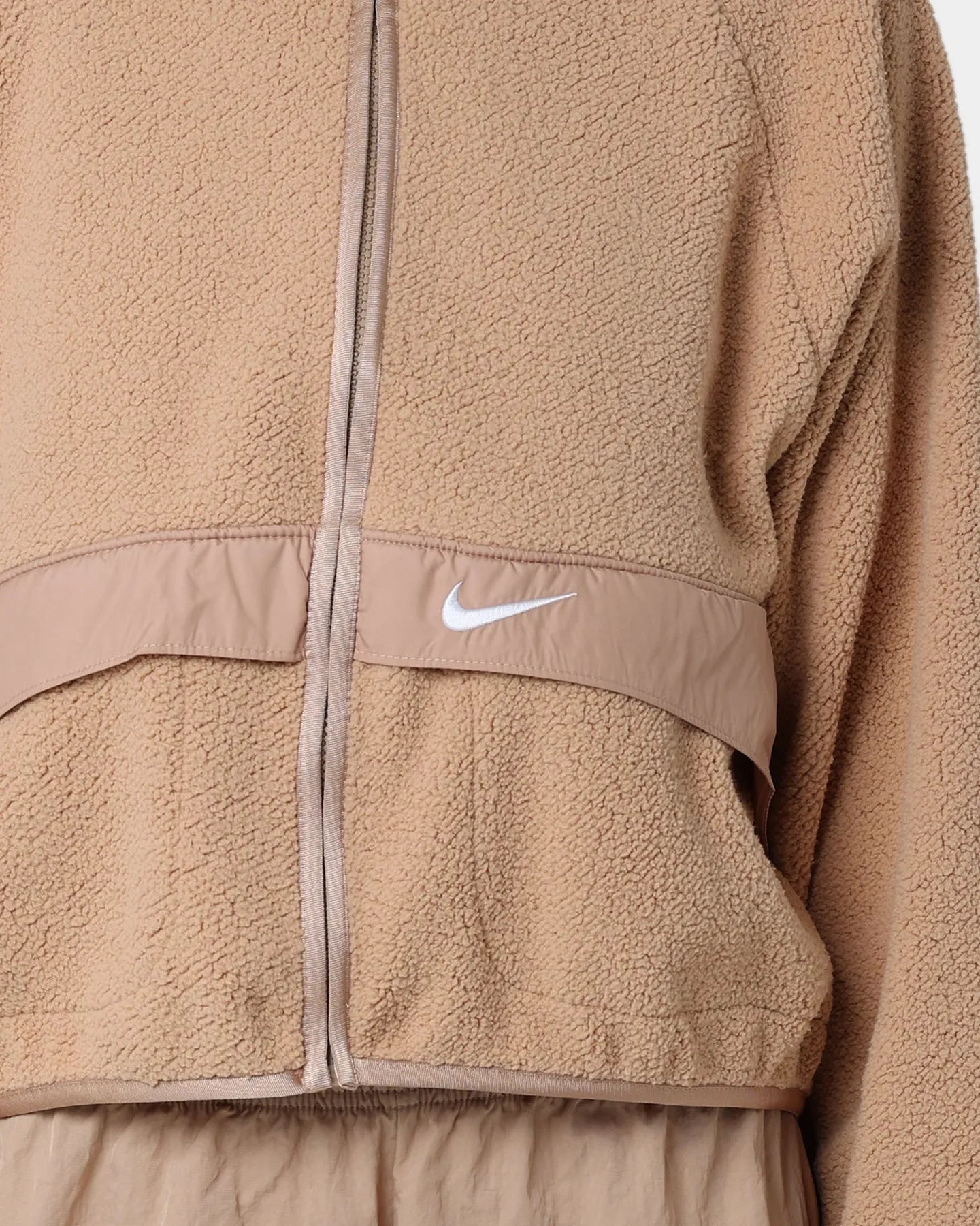 suitable for work commutes Nike Women's Sportswear Essential Sherpa Jacket Hemp