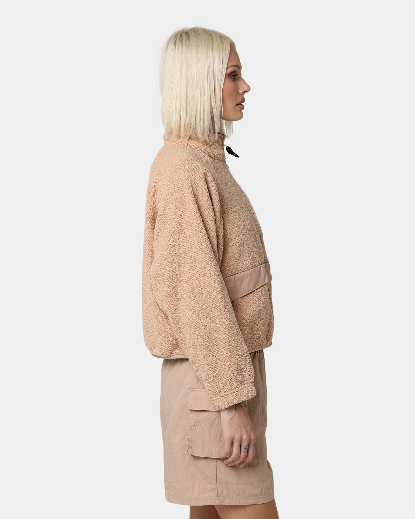 Record Nike Women's Sportswear Essential Sherpa Jacket Hemp