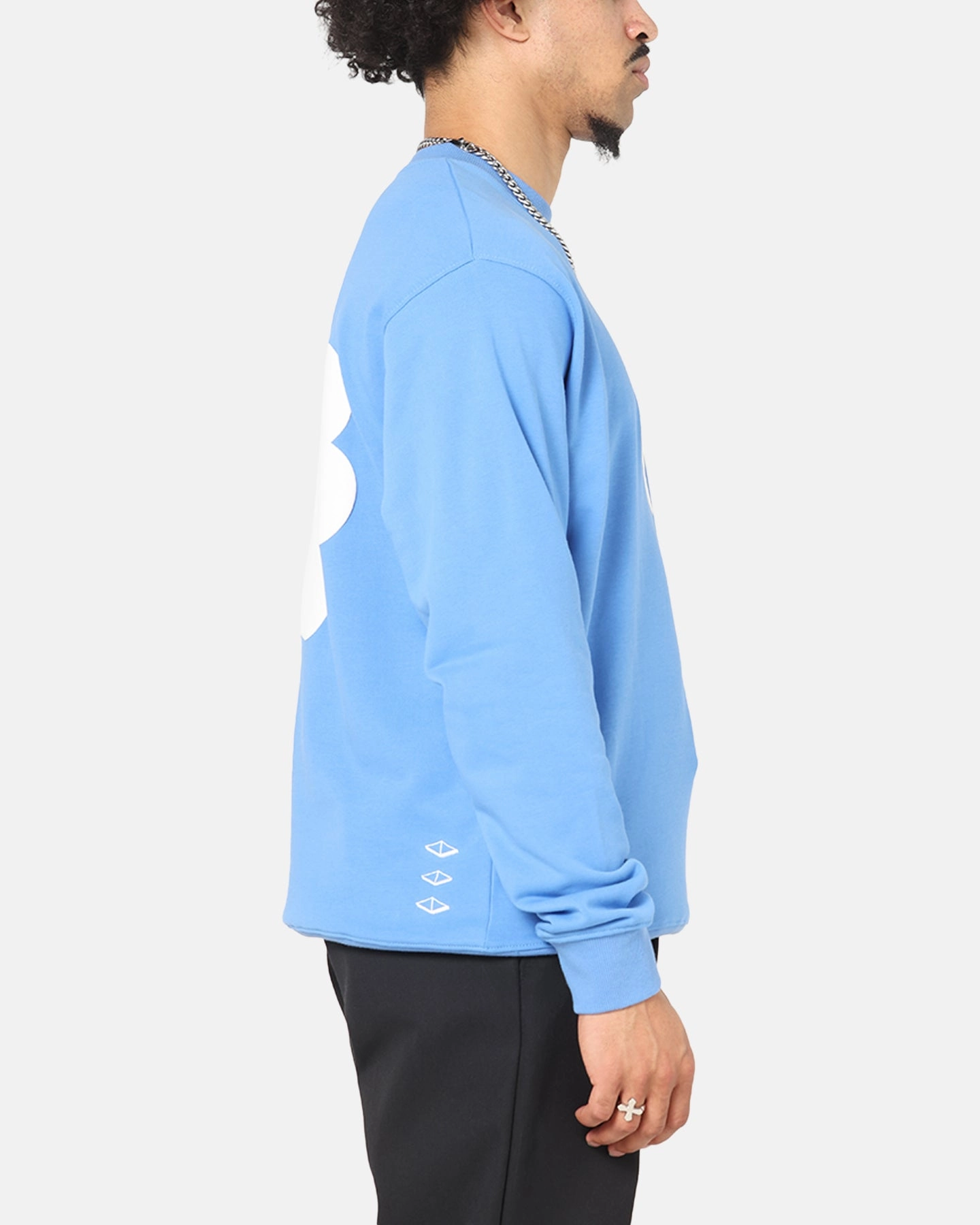 Vouseti Love Sweater Blue Non Pilling Surface Comfy chic