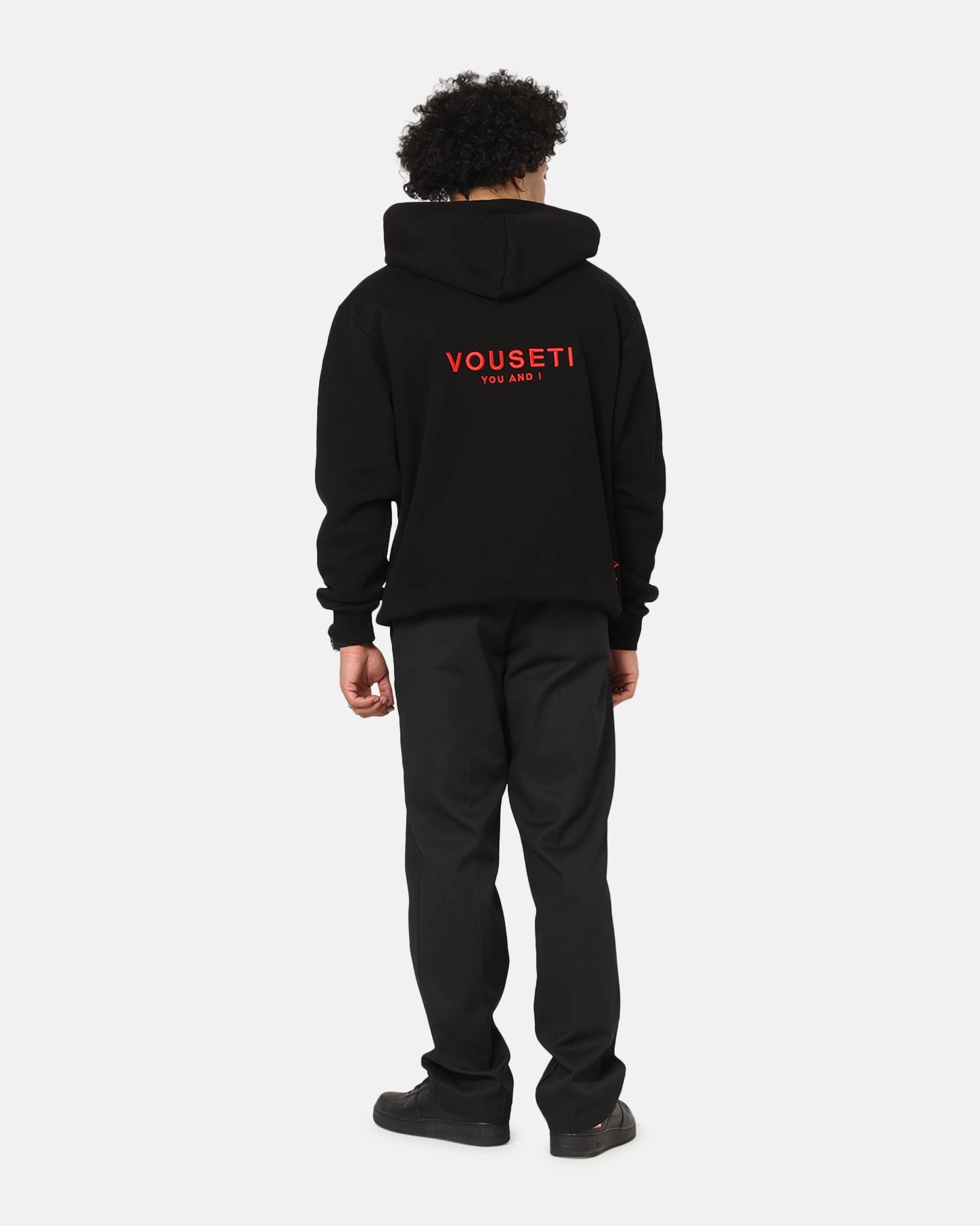 Vouseti Vouseti OG Hoodie Black Faux Suede
