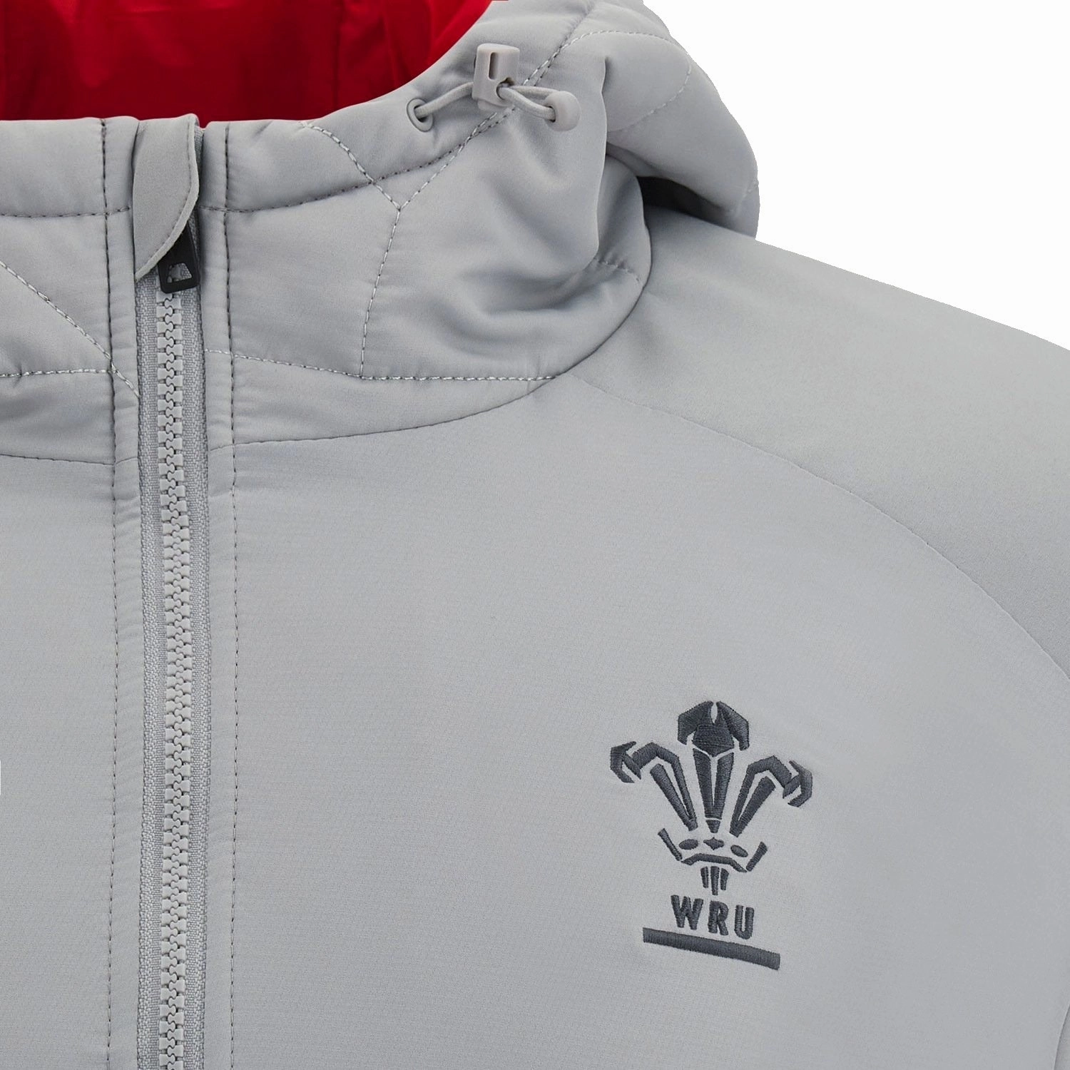 Wales Rugby long bench padded jacket 2022/23 - Macron performance venue Anti-bacterial