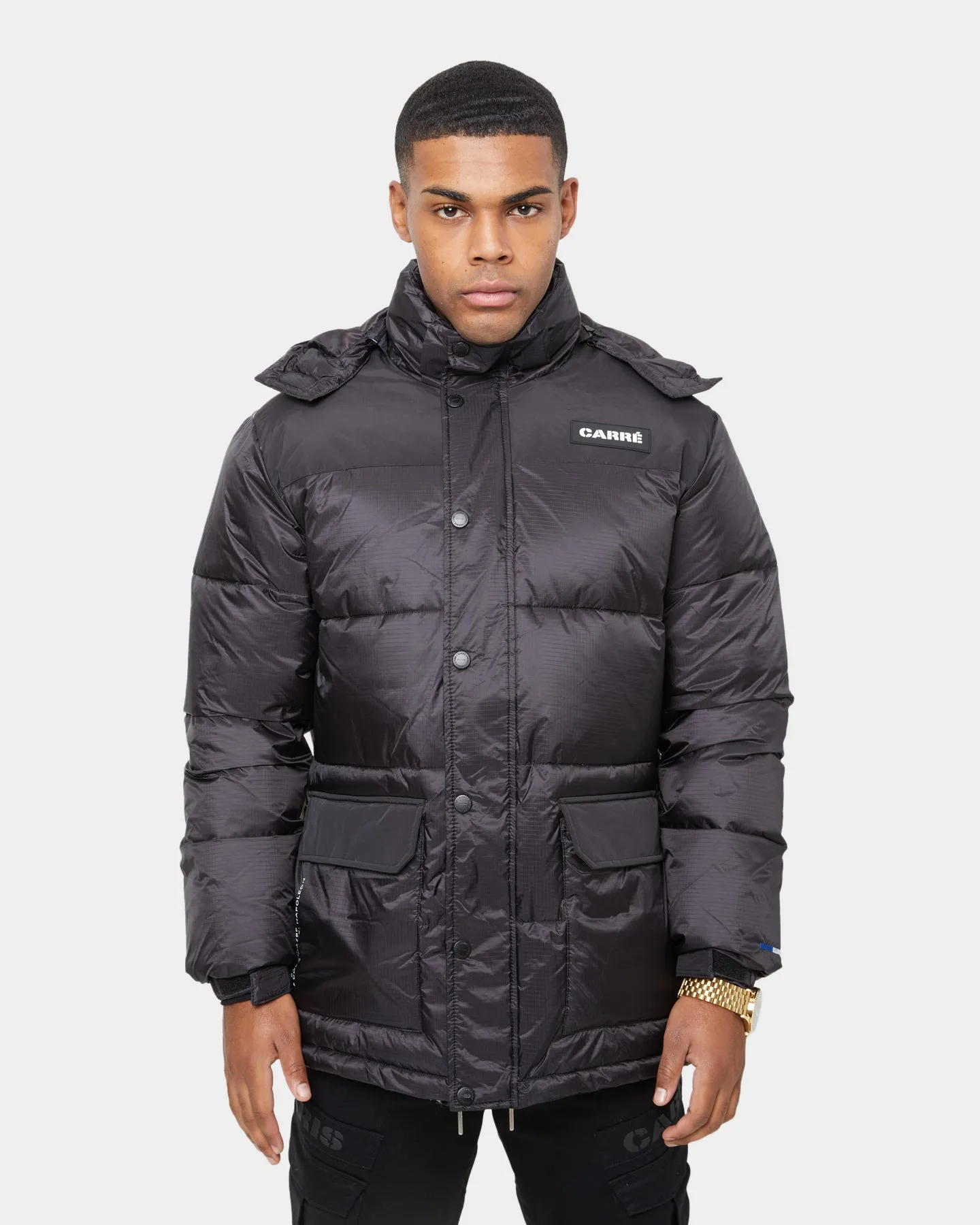 Carr?? Men's Roadman Puffer Jacket Black Altruism