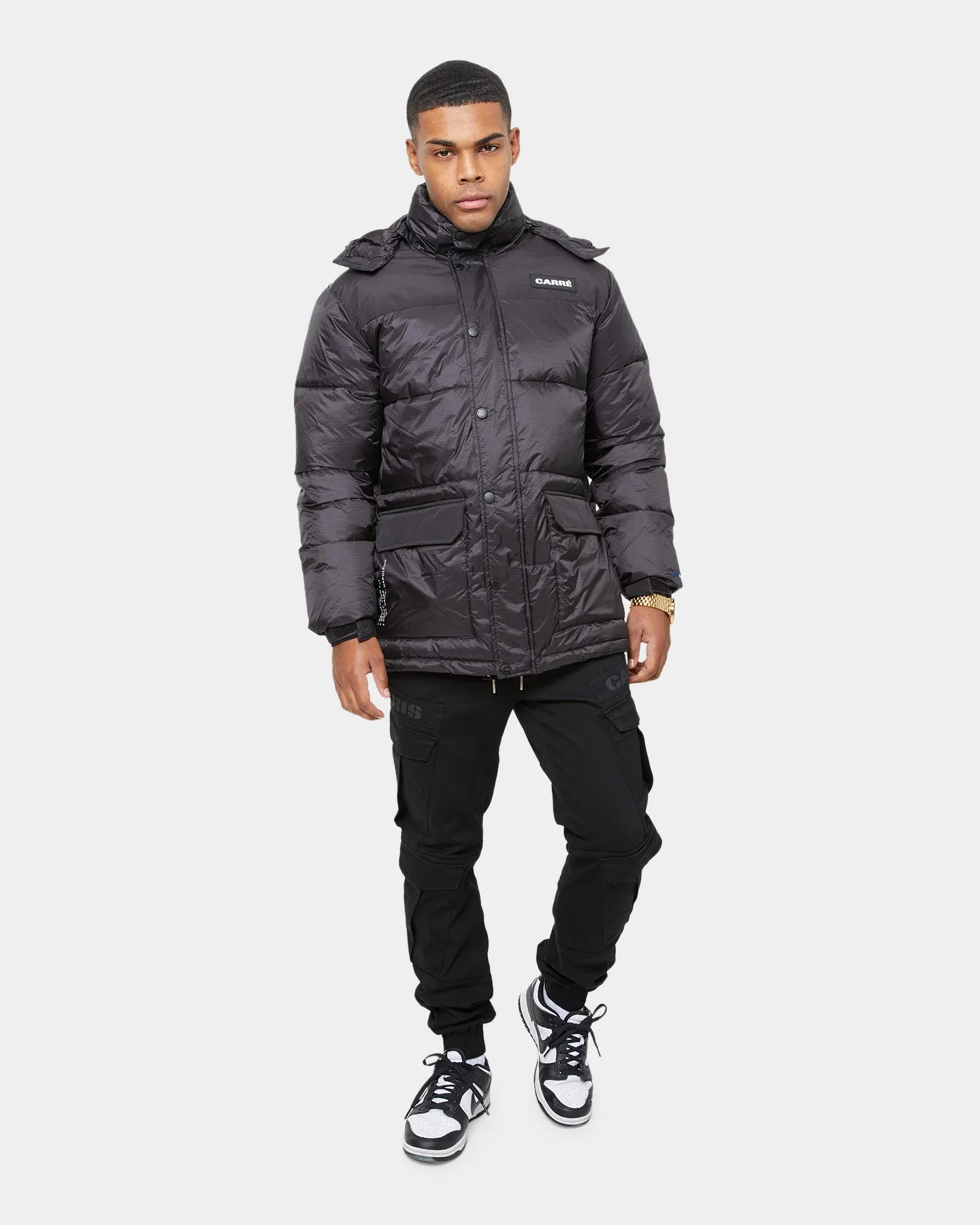 Carr?? Men's Roadman Puffer Jacket Black Outdoor Protection