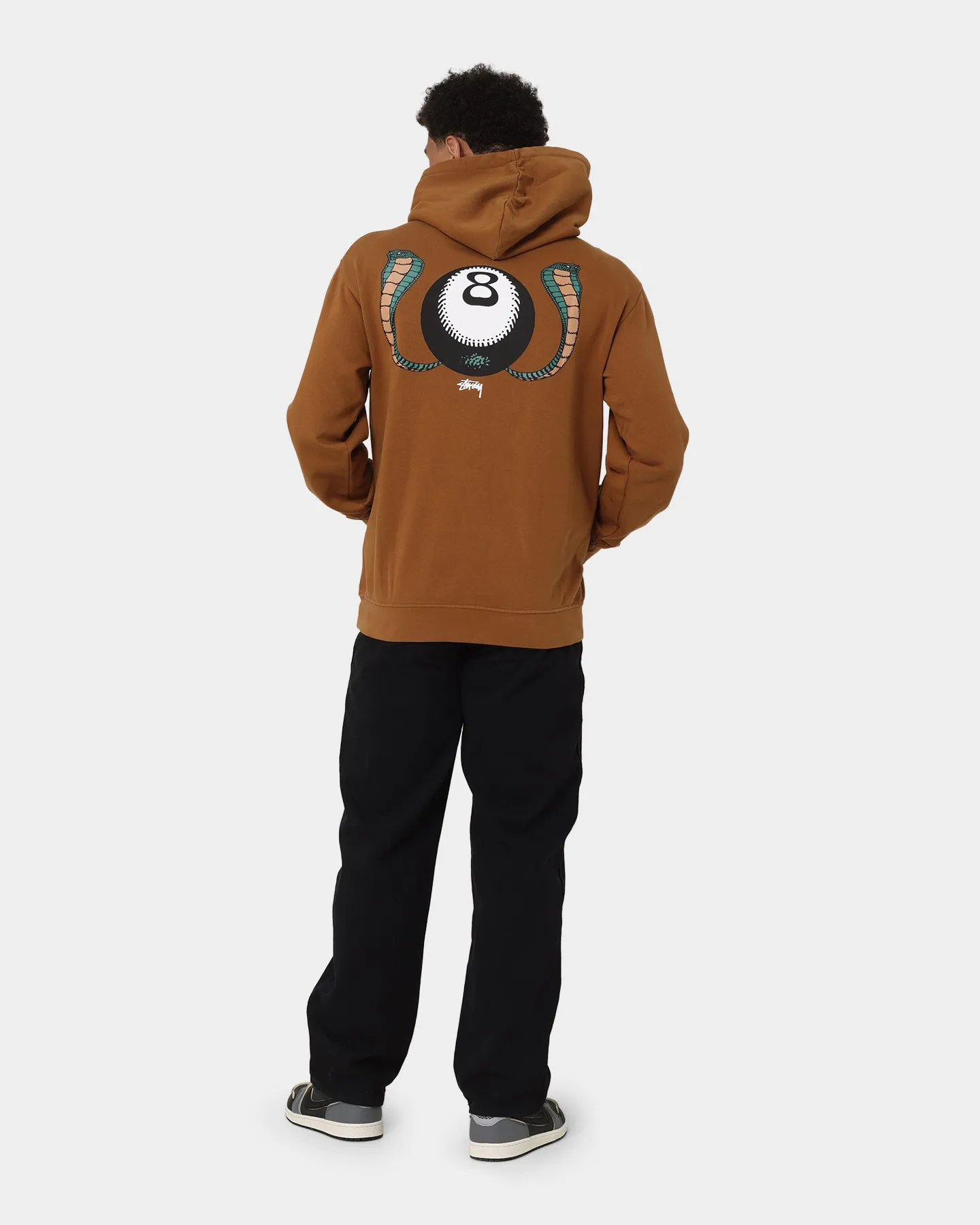 Stussy 8 Snakes Hoodie Pigment Chocolate Alternative