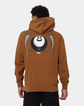 All Purpose Outerwear Stussy 8 Snakes Hoodie Pigment Chocolate