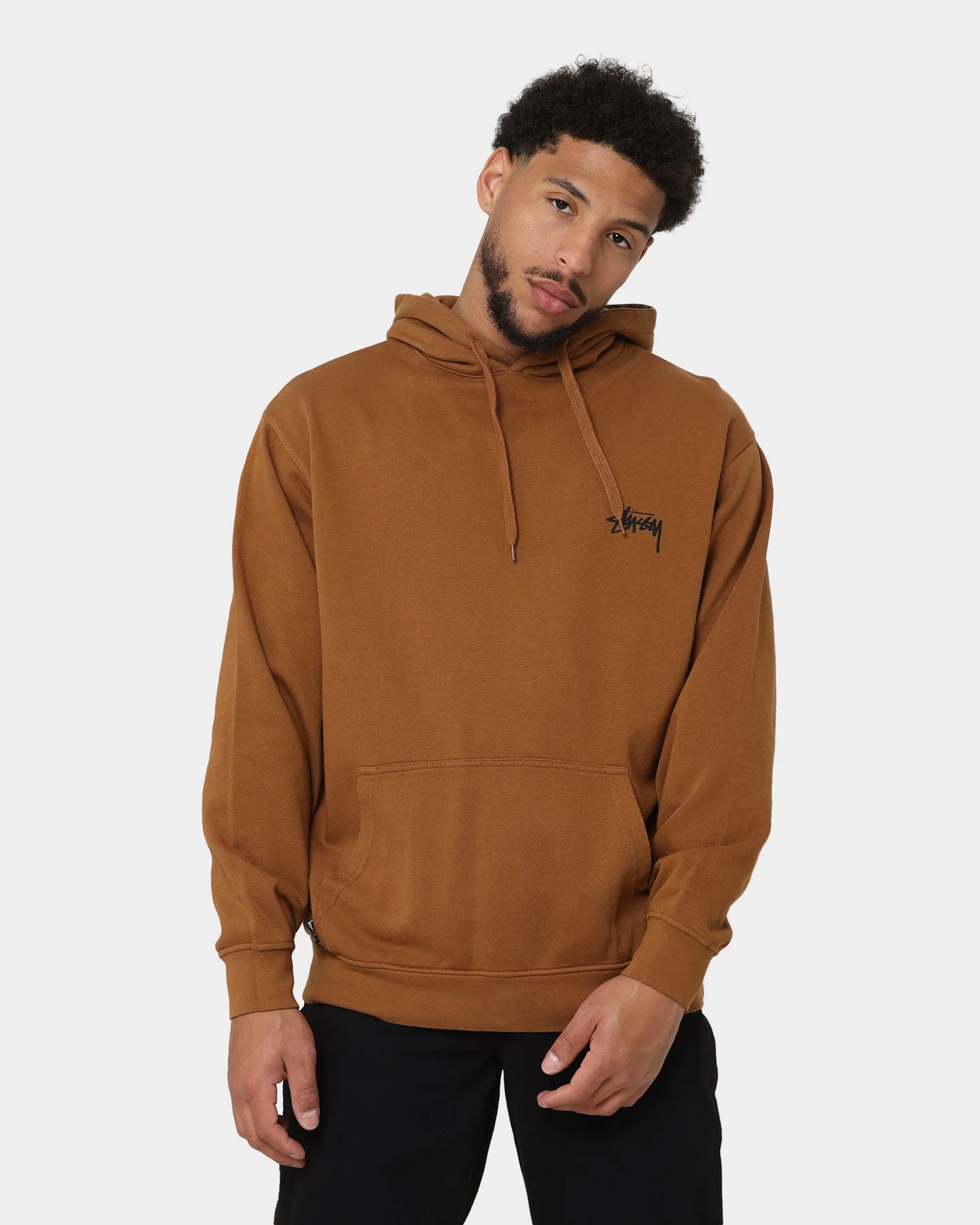 Stussy 8 Snakes Hoodie Pigment Chocolate Position All Season Fit