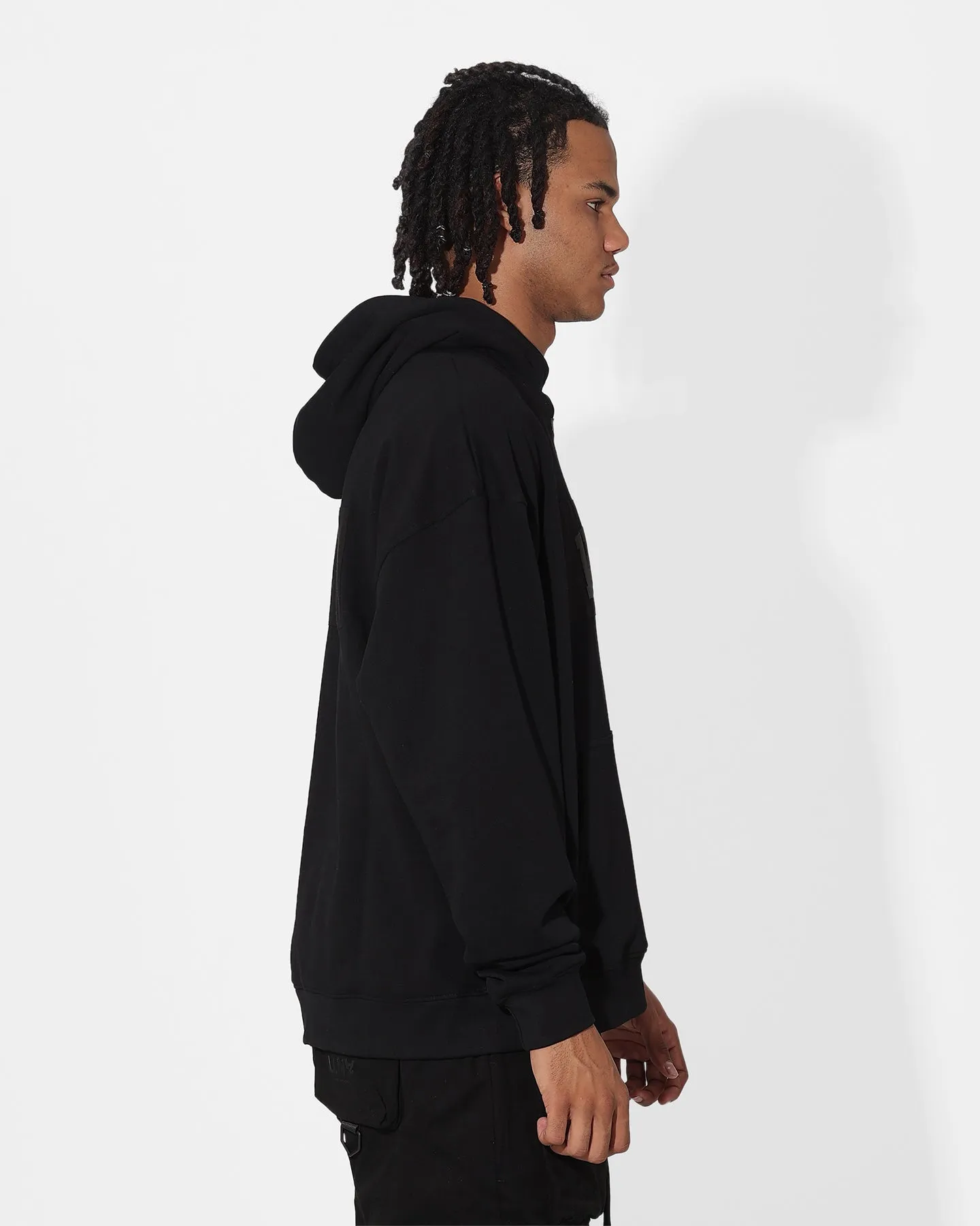 StretchFit Fabric Technology DXXMLIFE L-7 V3L3DRXME Boxy Hxxdie Black