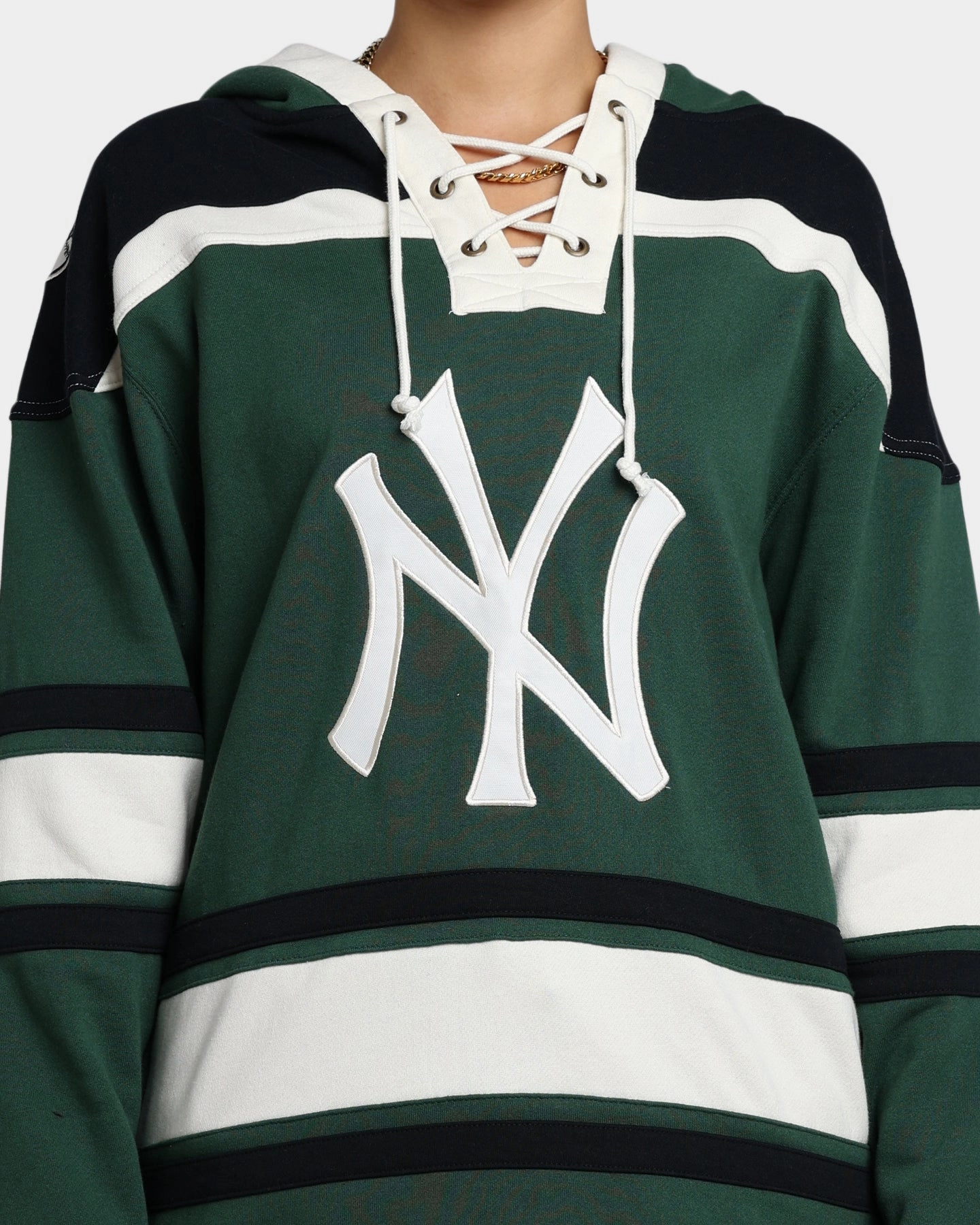 47 Brand New York Yankees Superior Lacer Hoodie Dark Green Opinion