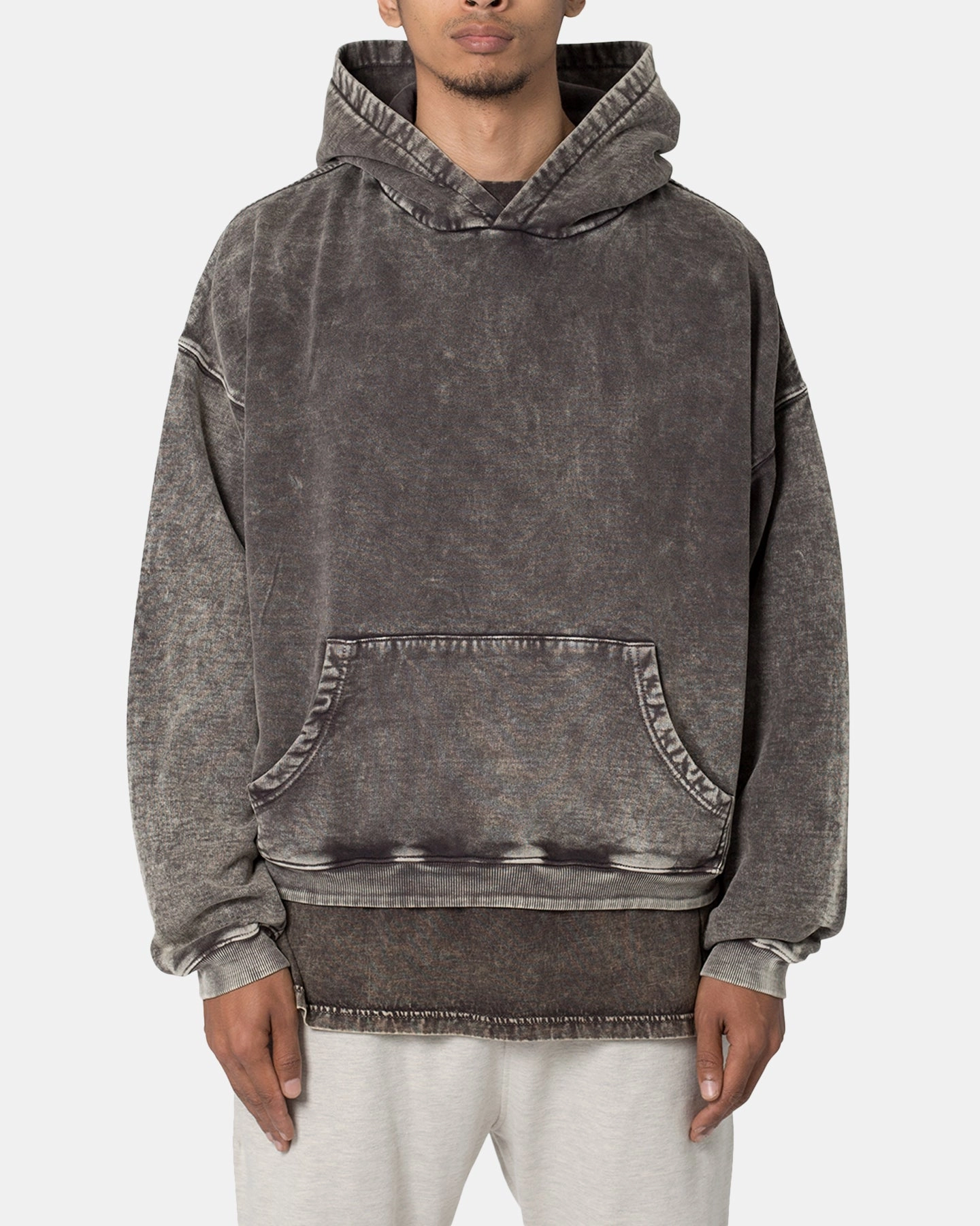 Analysis MNML Washed Acid Hoodie Black