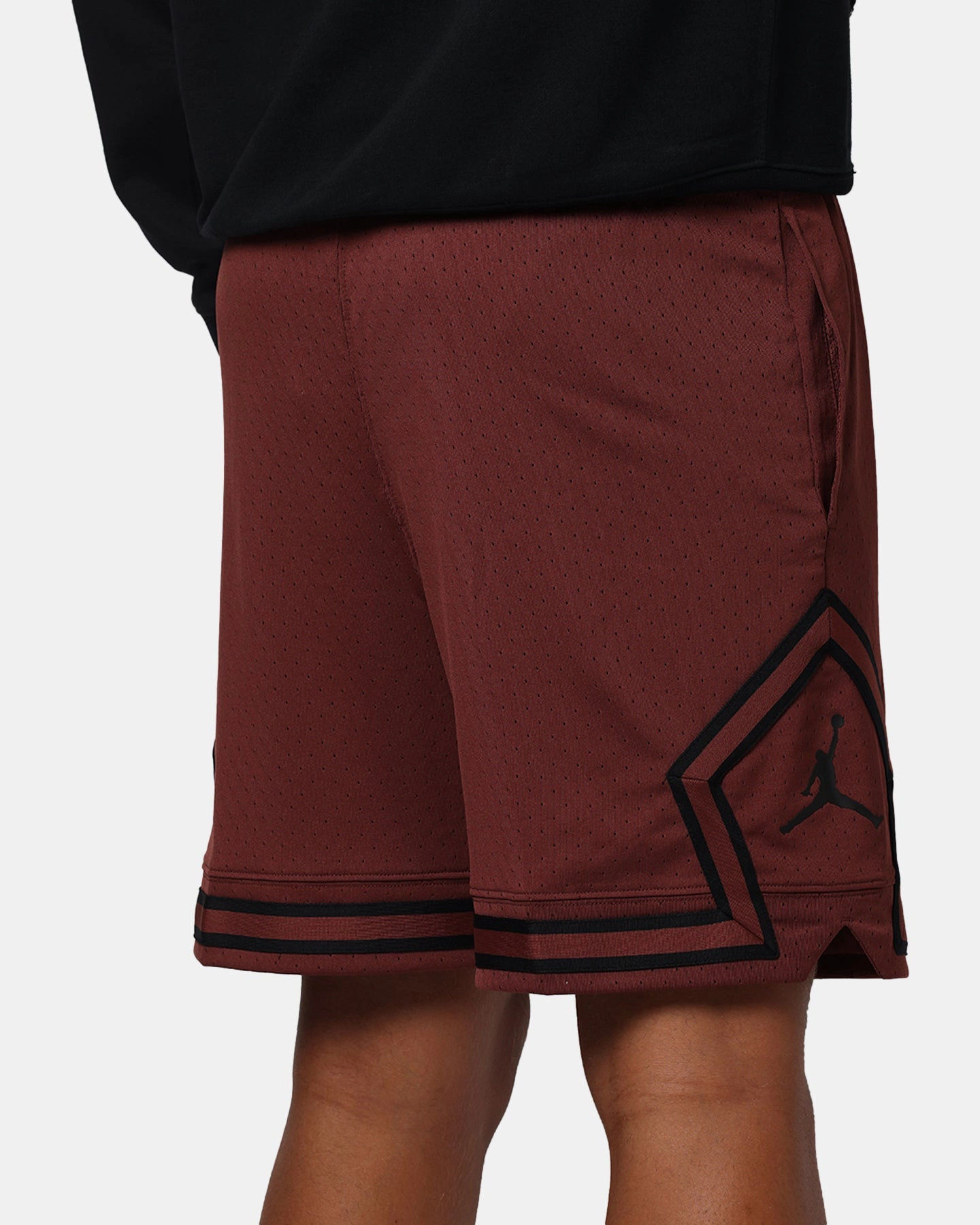 Wrinkle Resistant Treatment Jordan Dri-FIT Sport Diamond Shorts Brown/Black