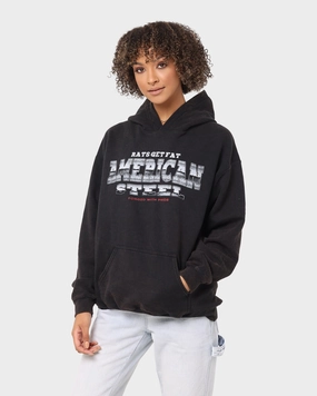 Pocket-square Rats Get Fat American Steel Vintage Hoodie Black Wash