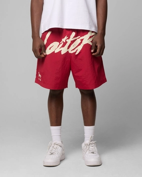 Loiter Rodeo Shorts Red Contemporary Design