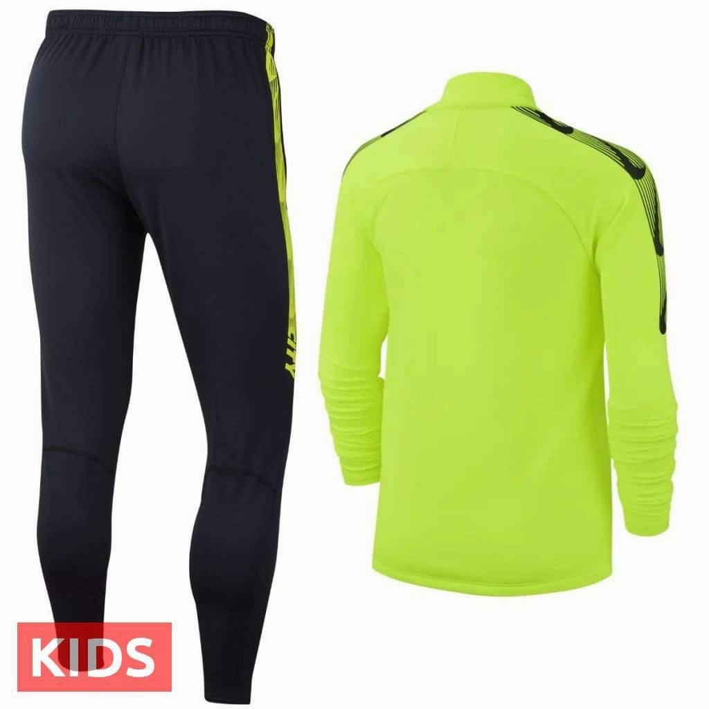 Kids - Manchester City fluo training technical soccer tracksuit 2019 - Nike FourWayStretch