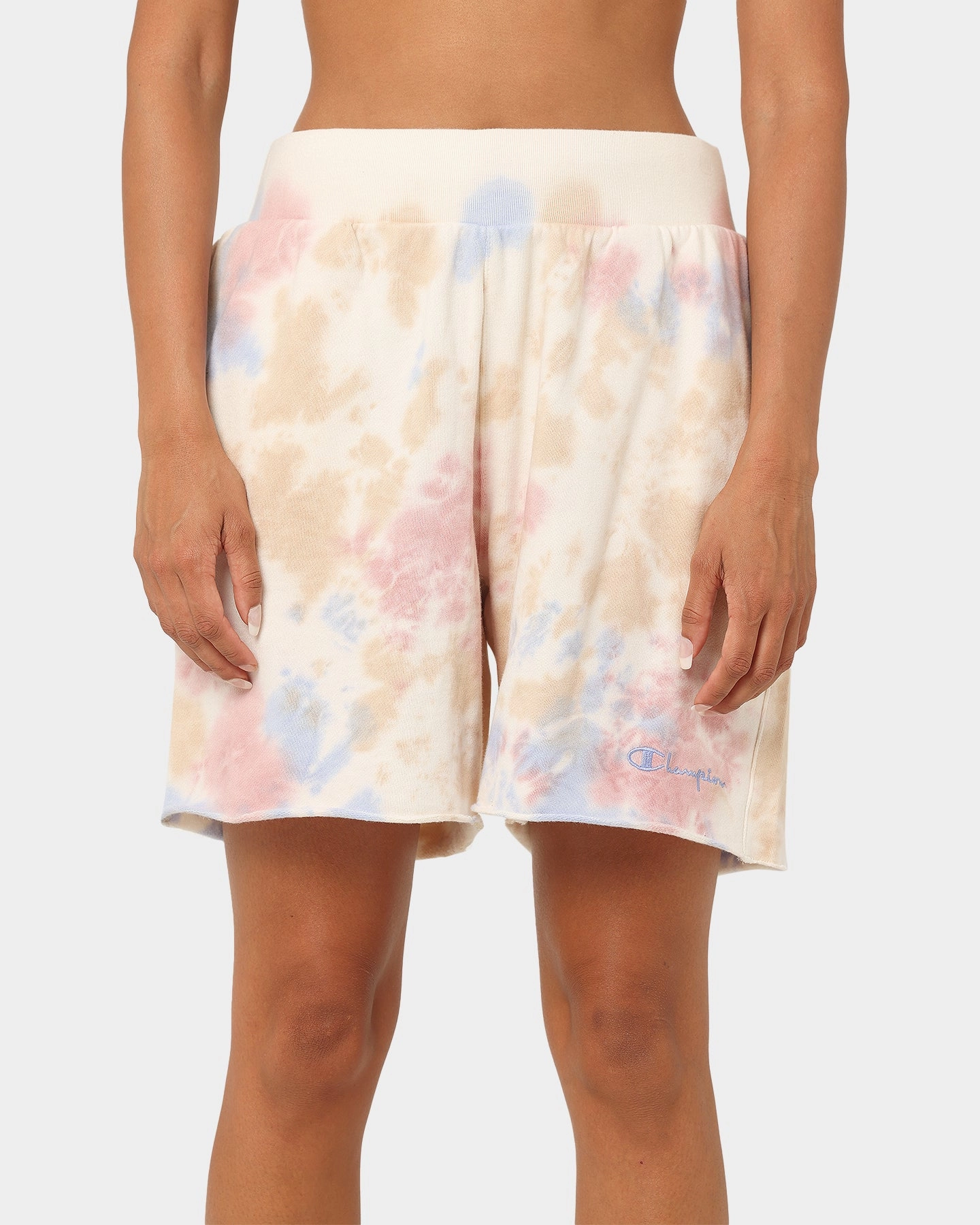 martial arts gear Low Maintenance Fabric Champion Lightweight Fleece Sun Washed Shorts Pink Beige