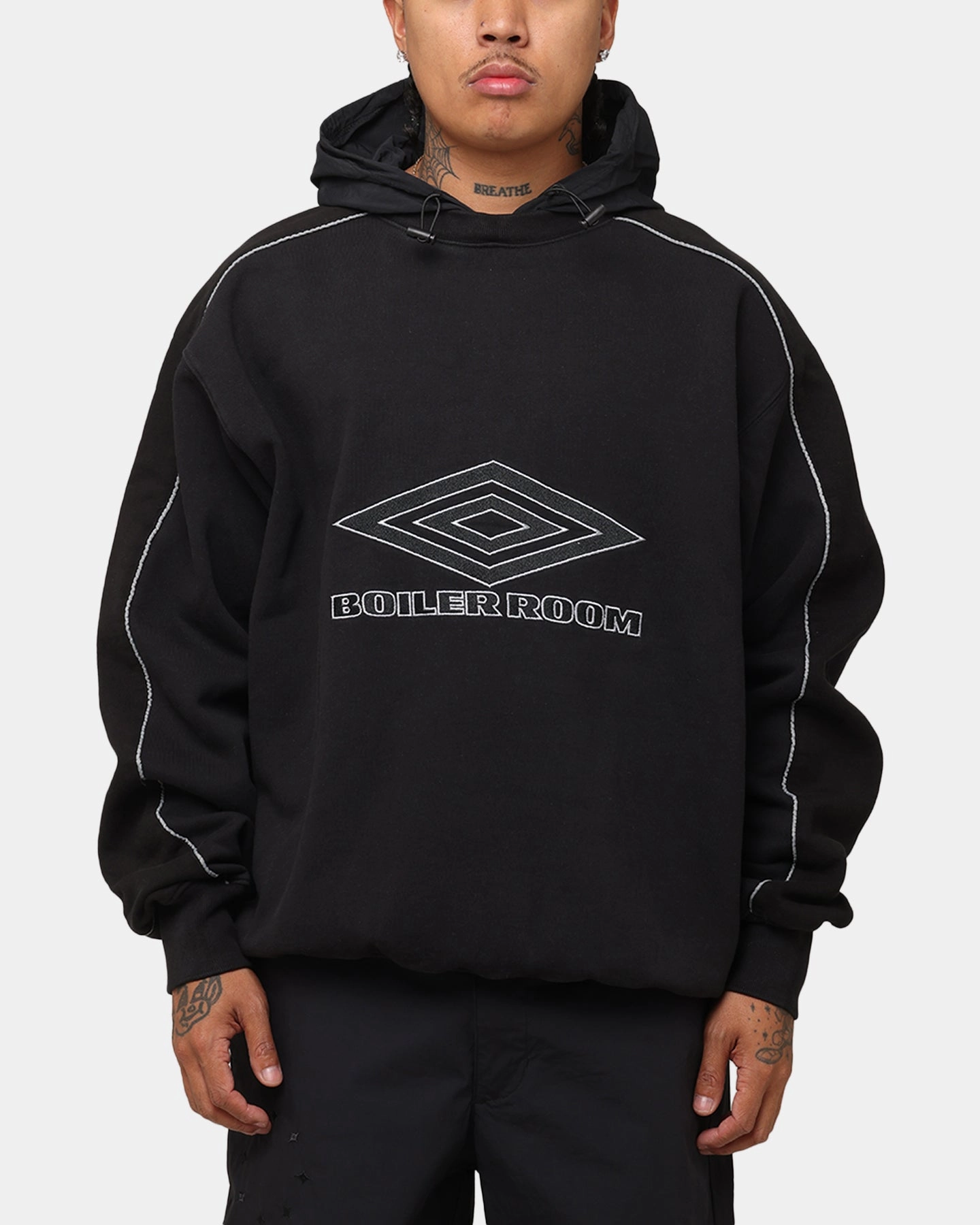 Unisex Boiler Room X Umbro Hoodie Black