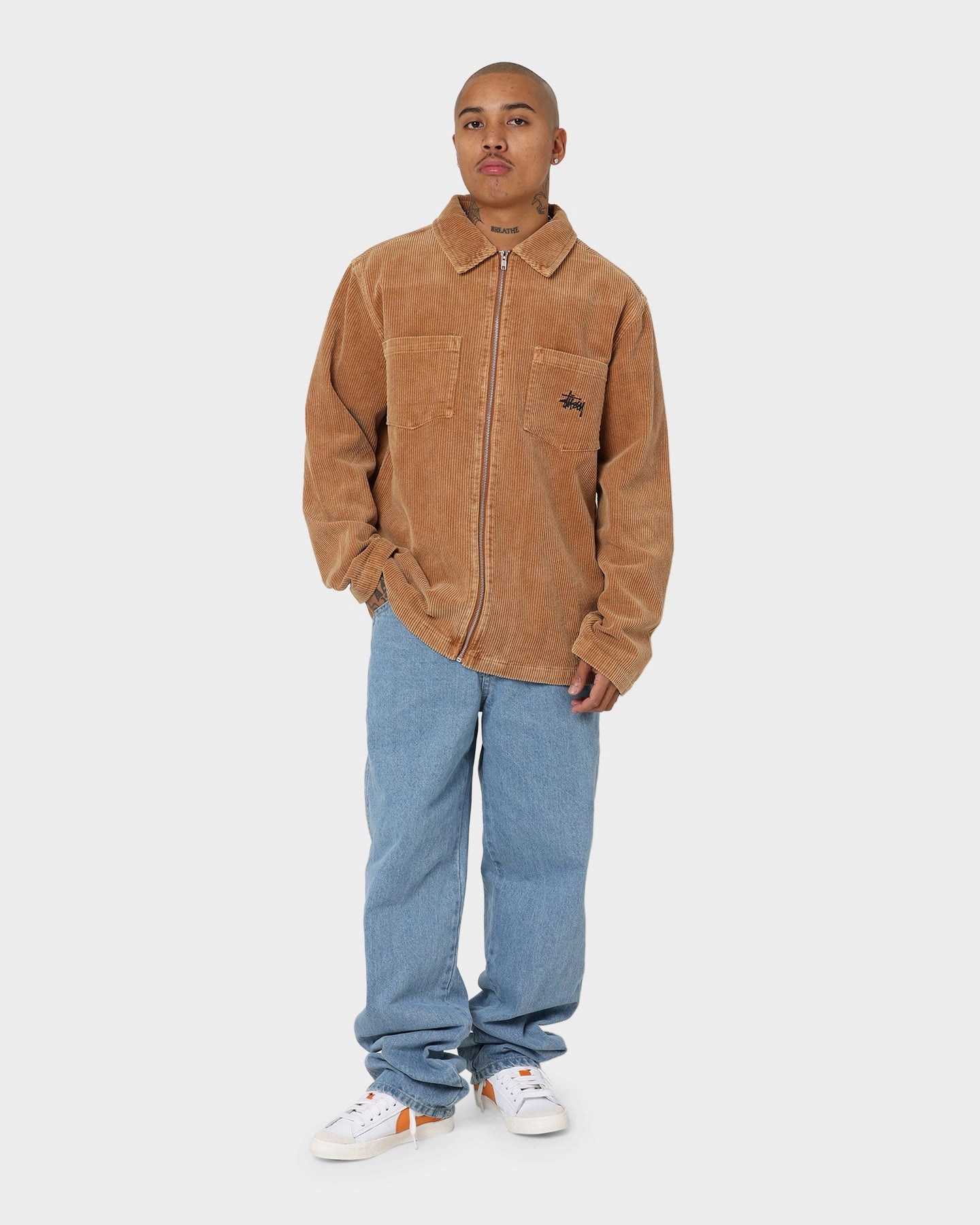 Insulated Shield Stussy Tyler Corduroy Jacket Hazel
