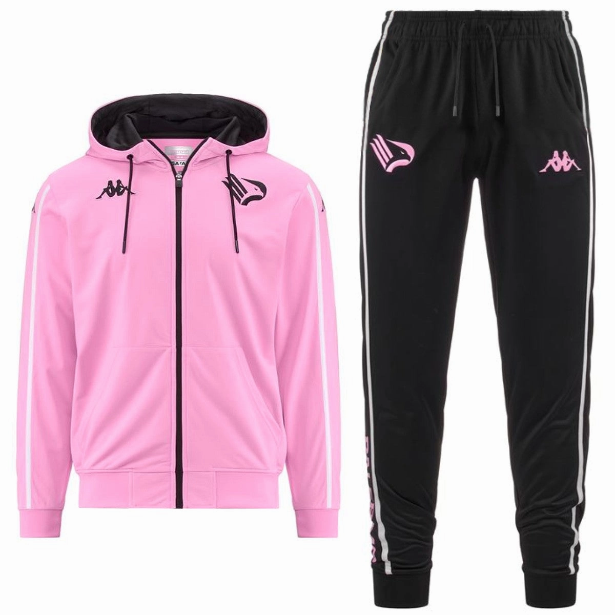 Palermo FC hooded presentation Soccer tracksuit 2022/23 - Kappa Functional Wear