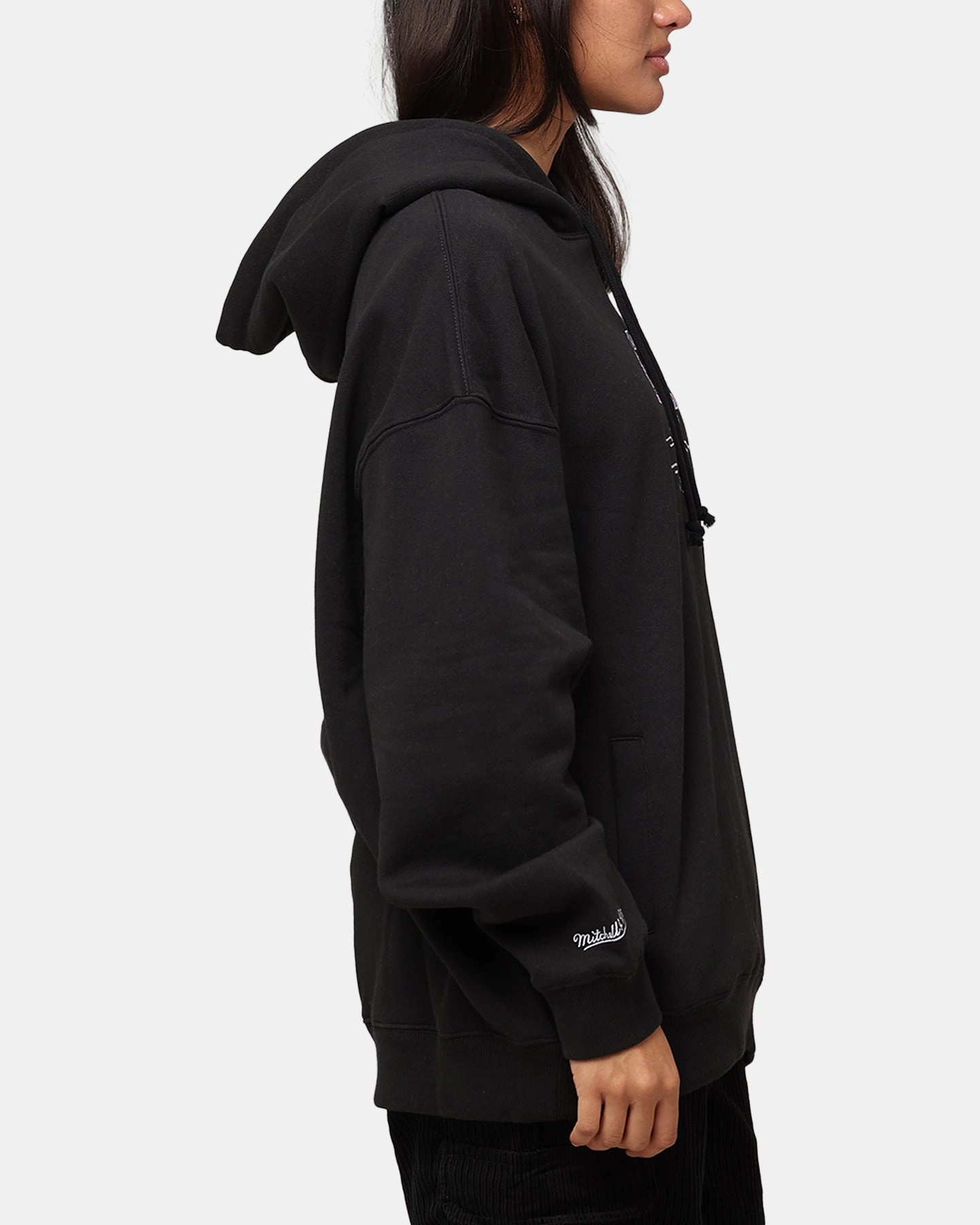 Mitchell & Ness Los Angeles Lakers Letterman Hoodie Black Versatile Design