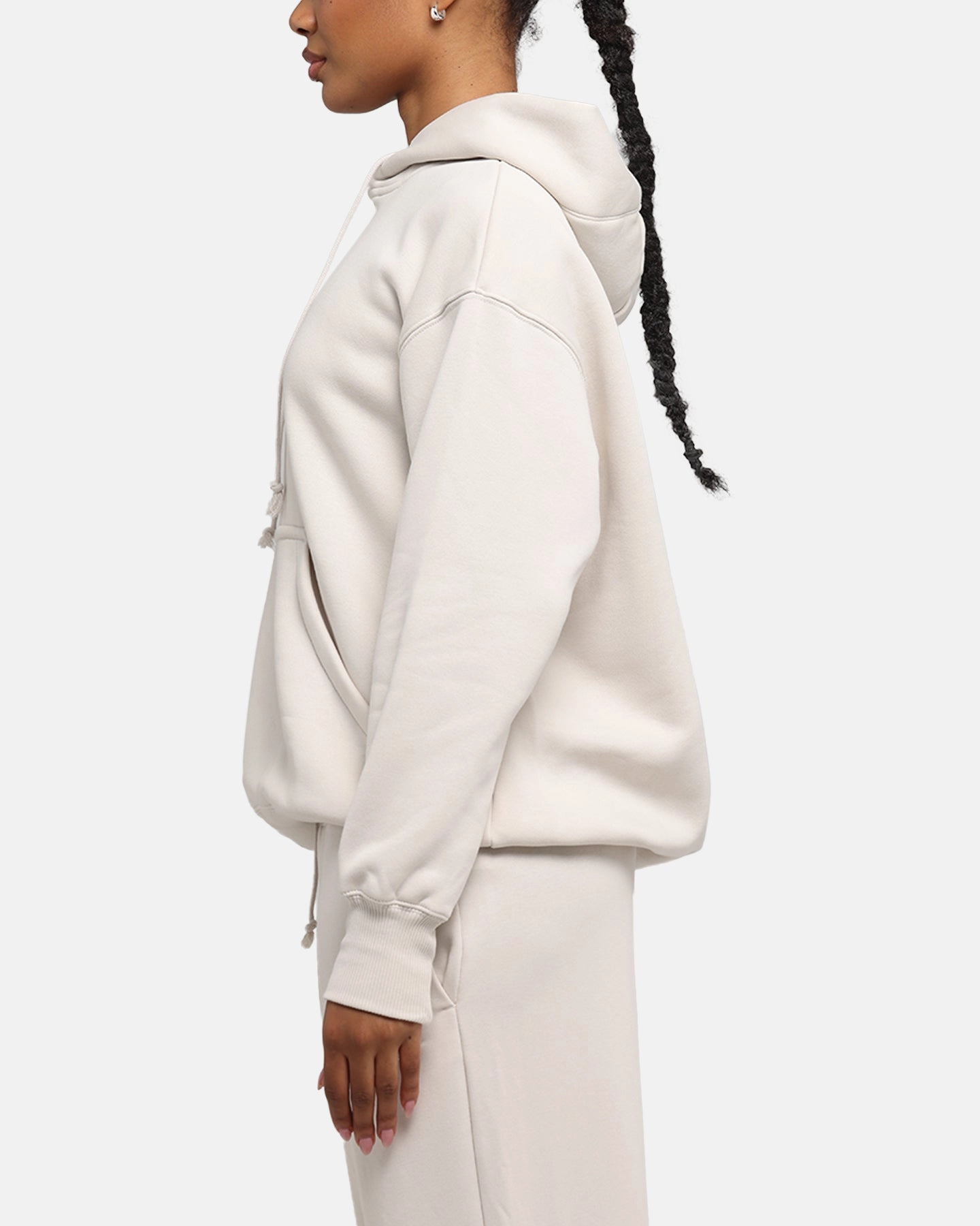 Nike Women's Sportswear Phoenix Fleece Oversized Pullover Hoodie Lt Orewood Brown/Sail Tear Resistant Stitching Water-resistant