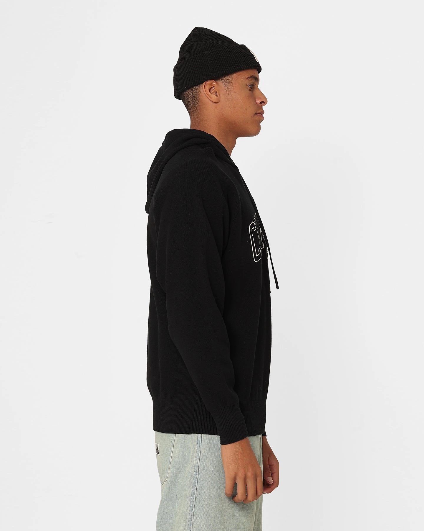 Hooded style Champion LFS Knitted Hoodie Black