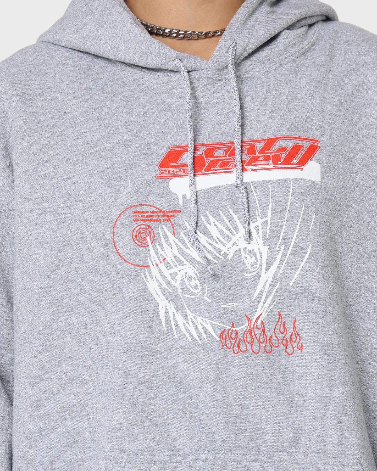 Goat Crew Sapporo Hoodie Grey DropShoulder