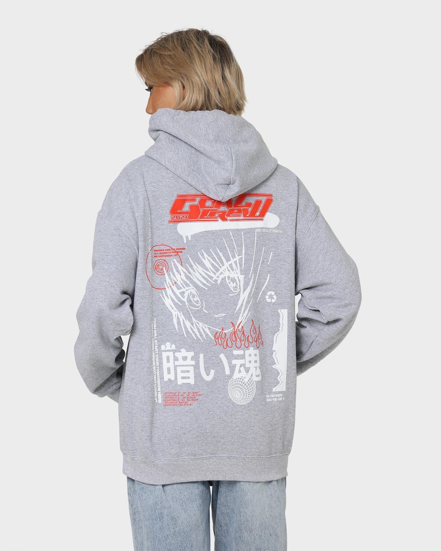 FullLengthZip Journal Goat Crew Sapporo Hoodie Grey