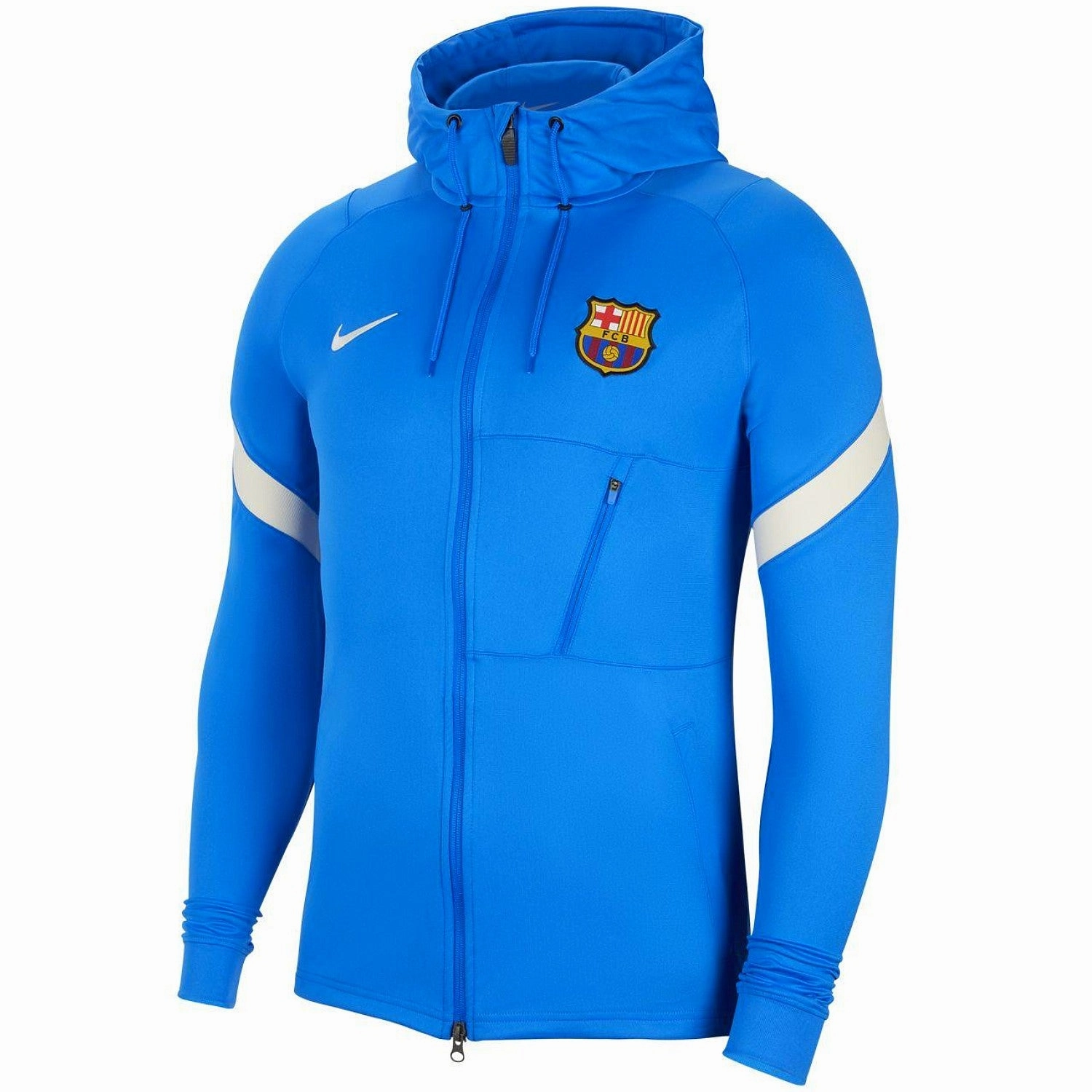 FC Barcelona blue hooded presentation tracksuit 2021/22 - Nike Nail polish LowImpactSupport