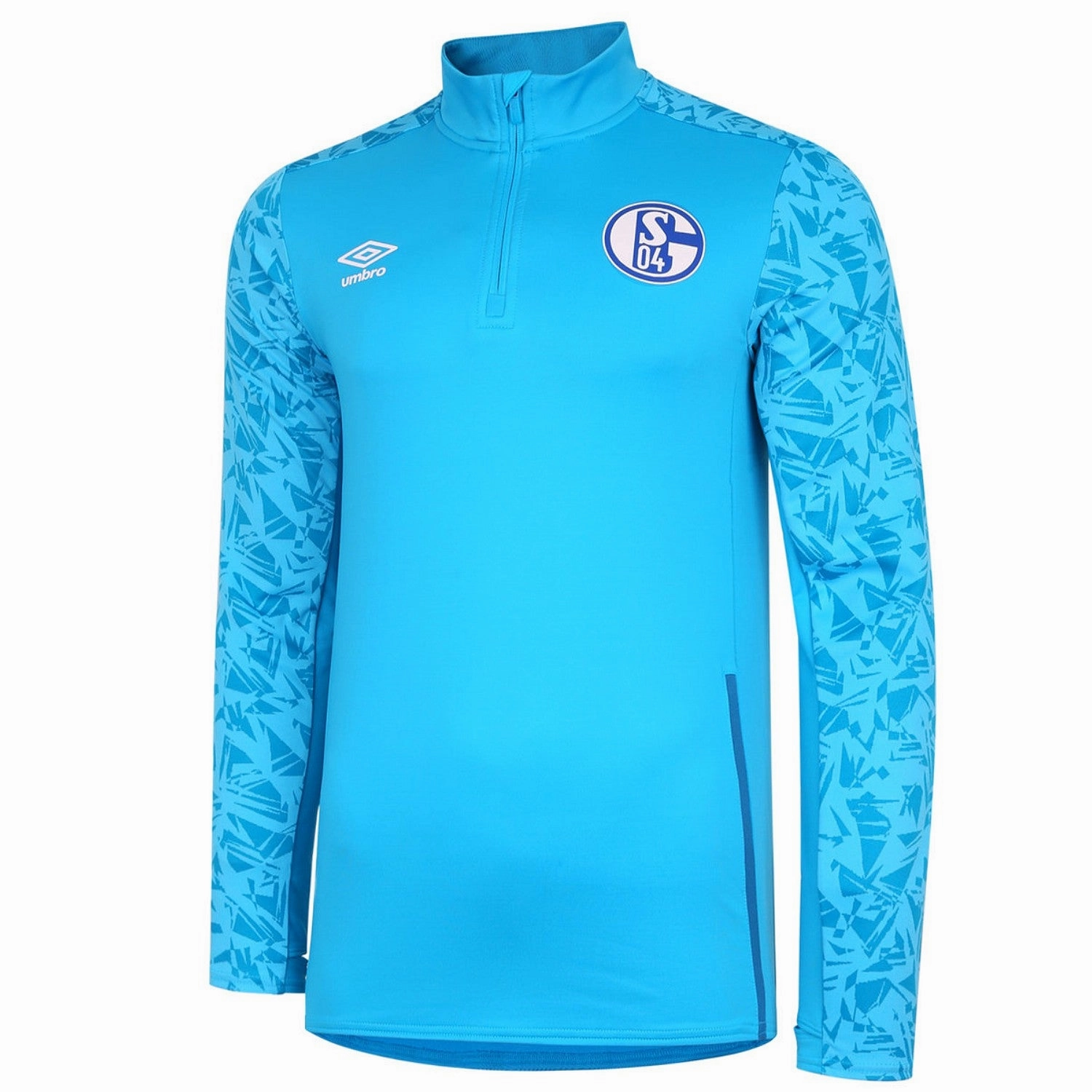 Schalke 04 light blue training technical Soccer tracksuit 2020/21 - Umbro windproof