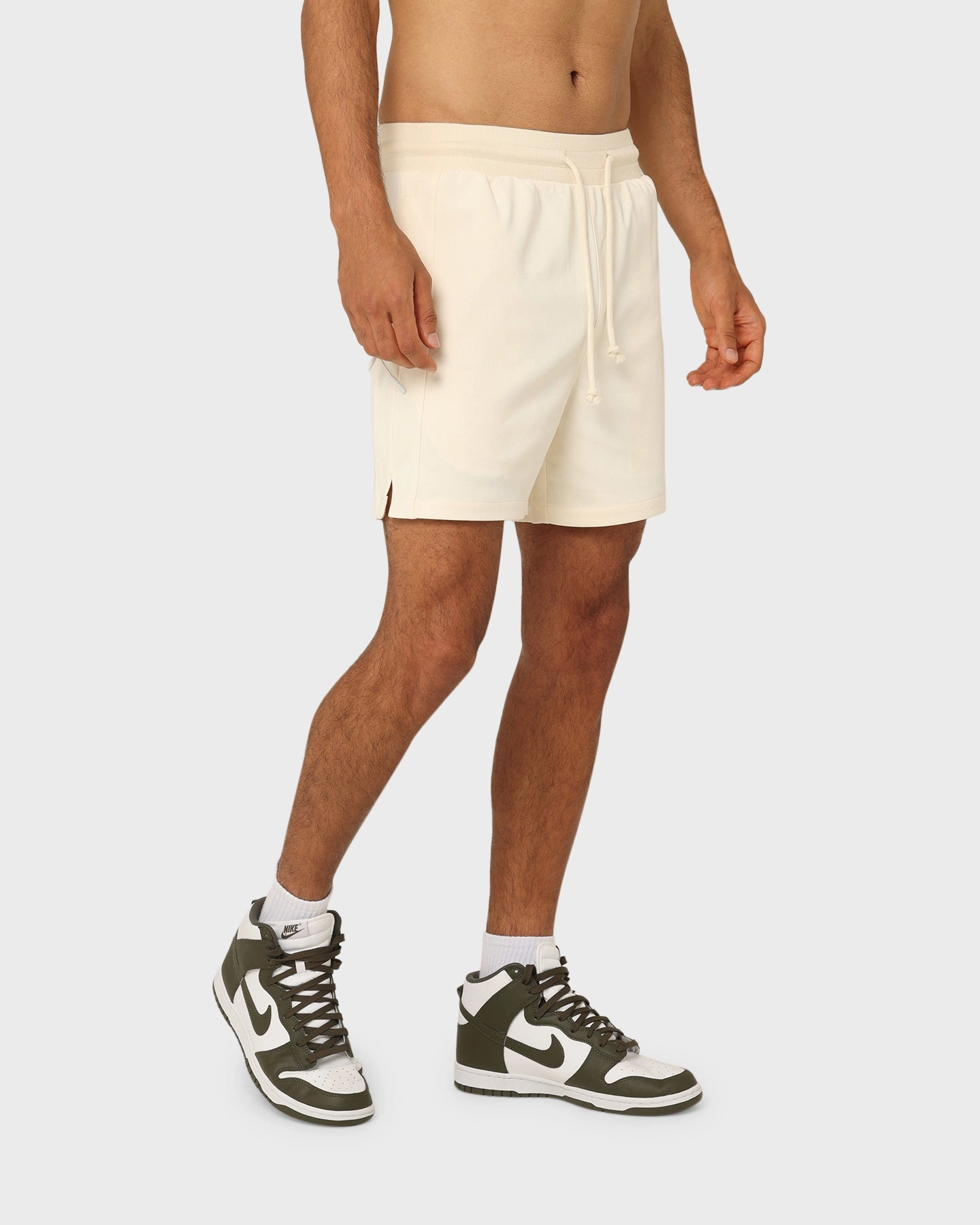 Reinforced Stitching XXIII Jonas Knit Shorts Cream