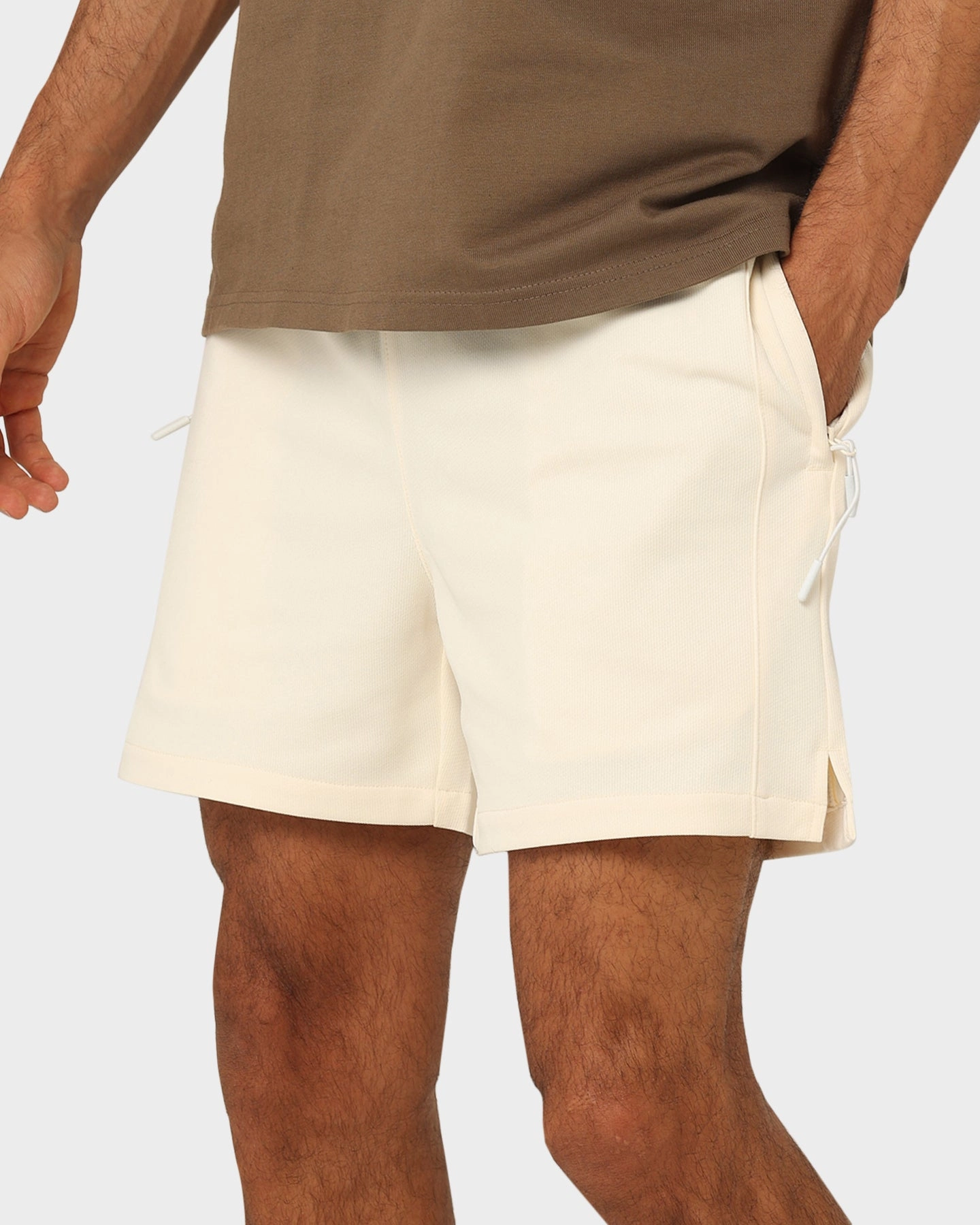 camping clothes XXIII Jonas Knit Shorts Cream
