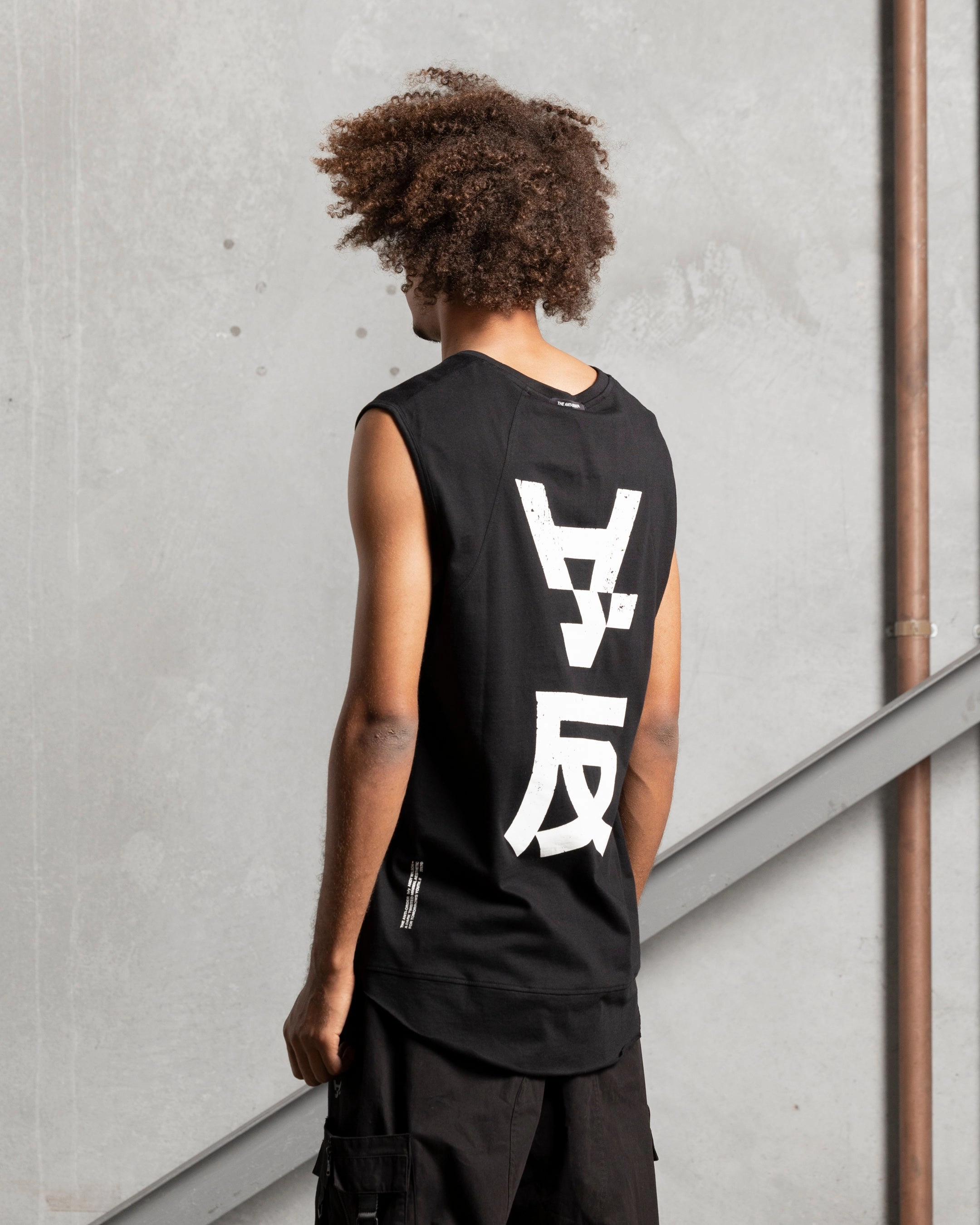 The Anti Order Shaolin Panelled Singlet Black Basic Layering