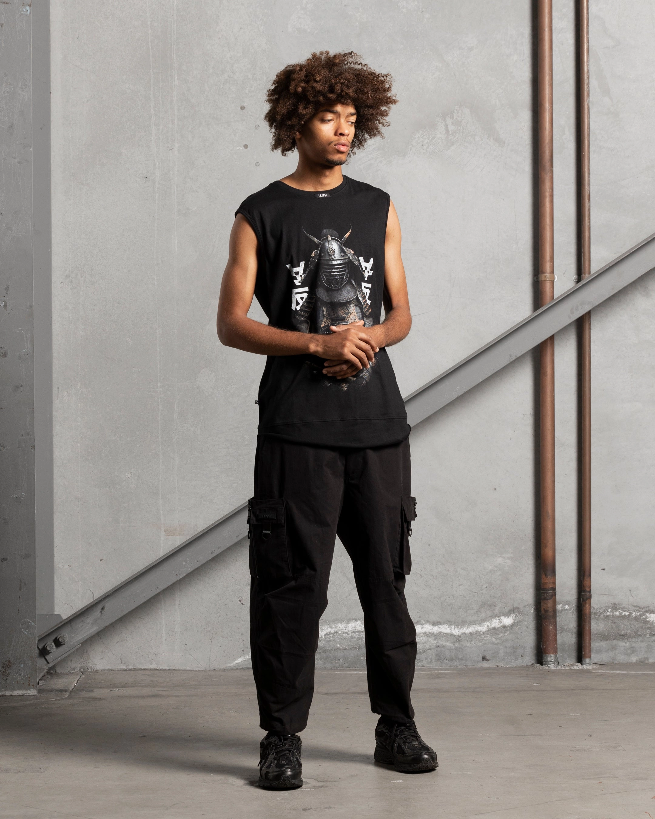 The Anti Order Shaolin Panelled Singlet Black Timeless Look Wear