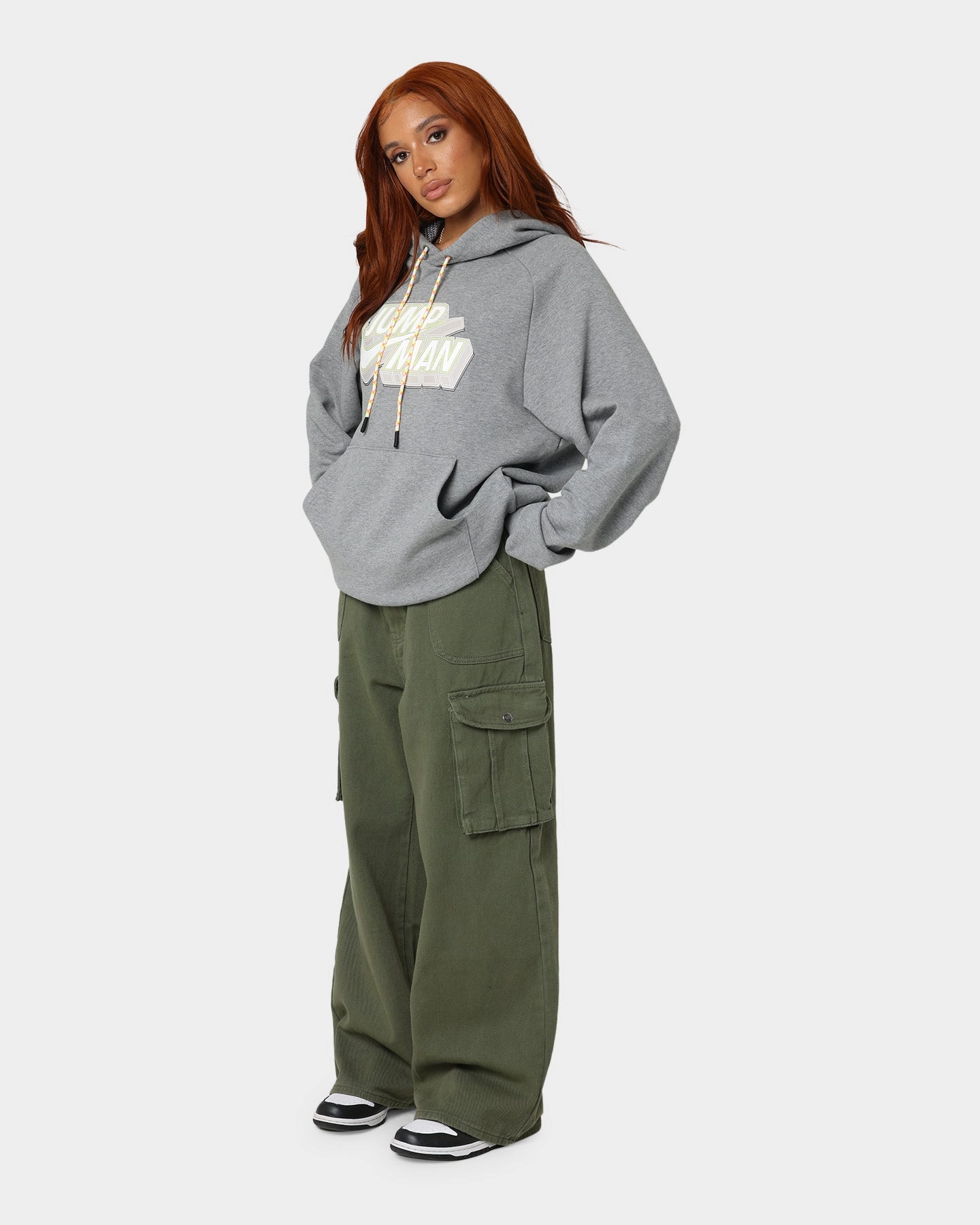 Durable Outer Layer Double Stitched Seams Jordan Jumpman Fleece Pullover Hoodie Carbon Heather